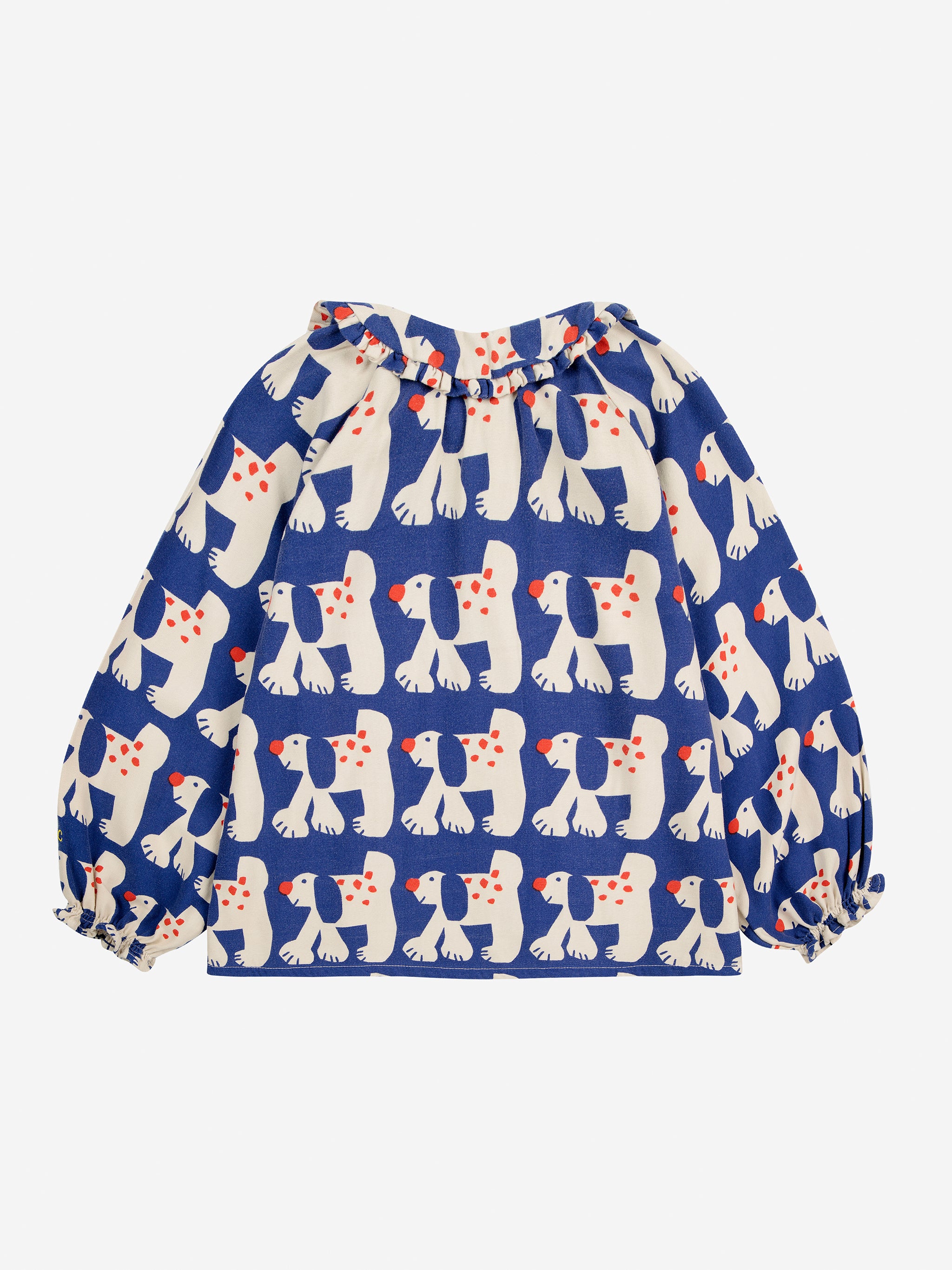 Bobo Choses | Fairy Dog all over ranglan sleeve woven blouse