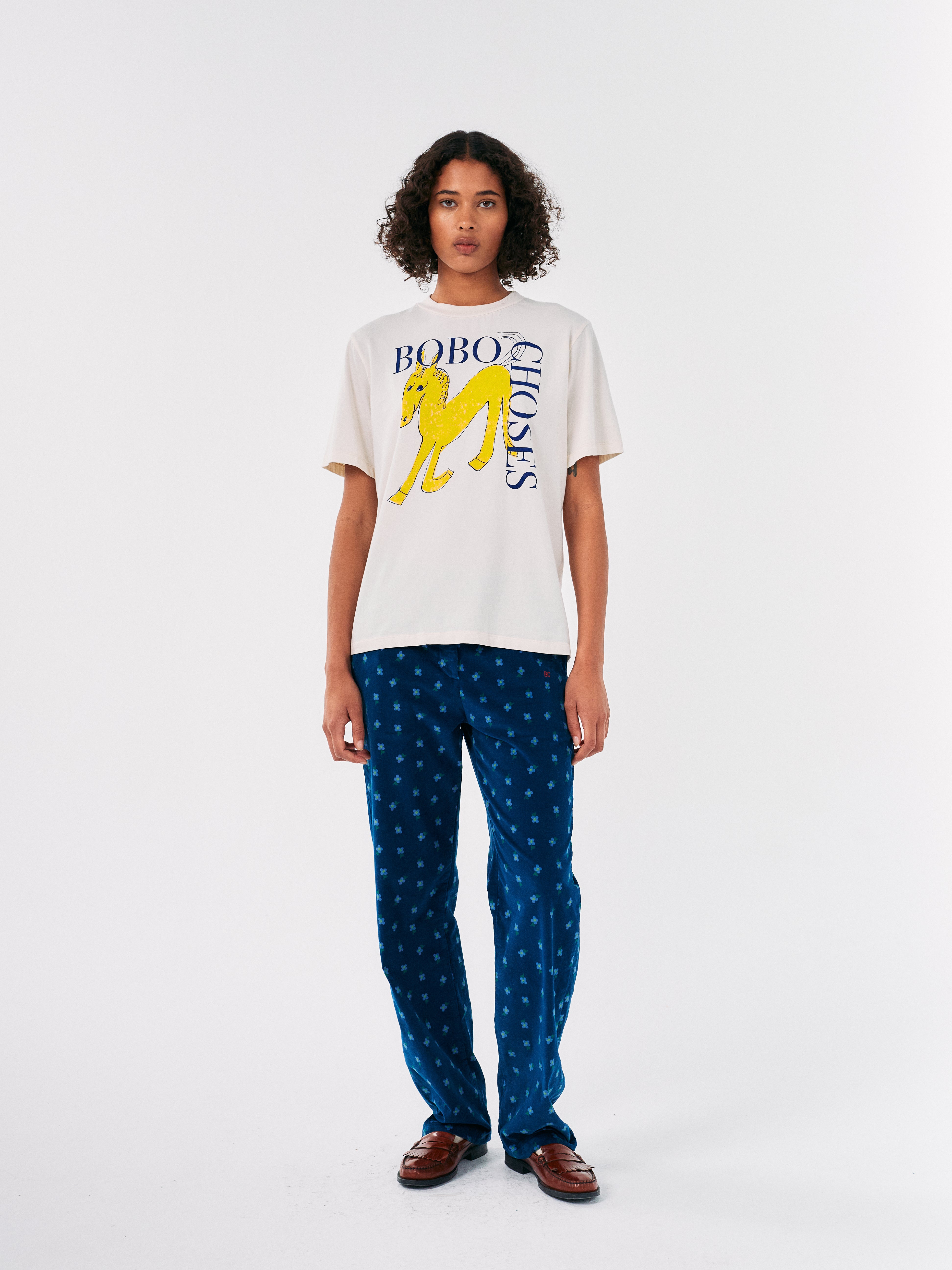 Bobo Choses WOMAN | Floral printed velvet pants
