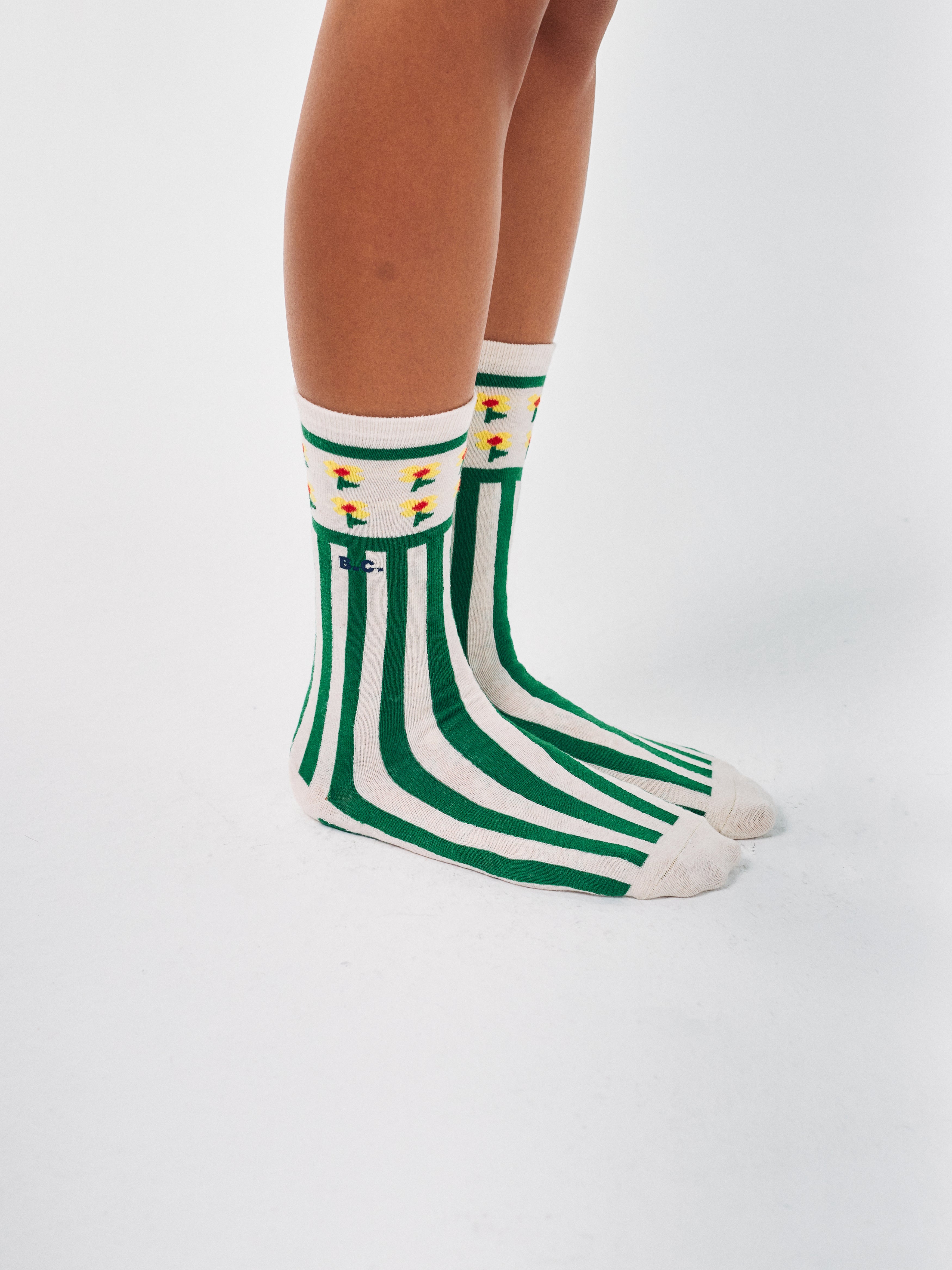 Bobo Choses WOMAN | Pixel Flower long socks