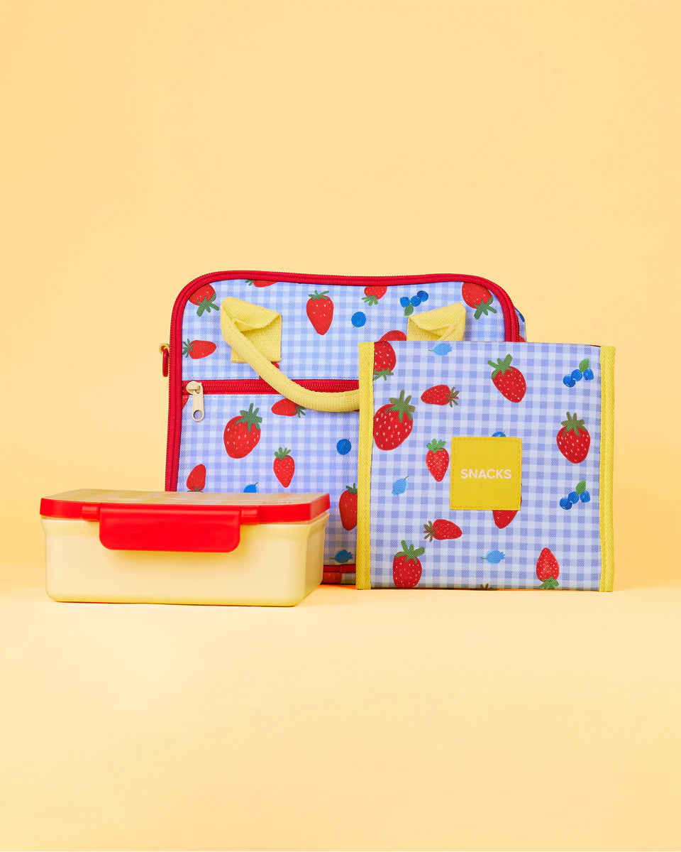 The Somewhere Co Kids | Berry Patch Reusable Snack bag