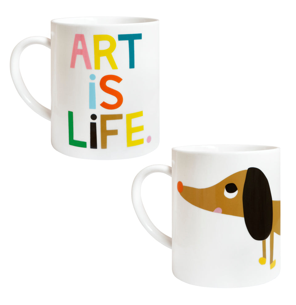 New Castle & Things | Art is Life Mug Set