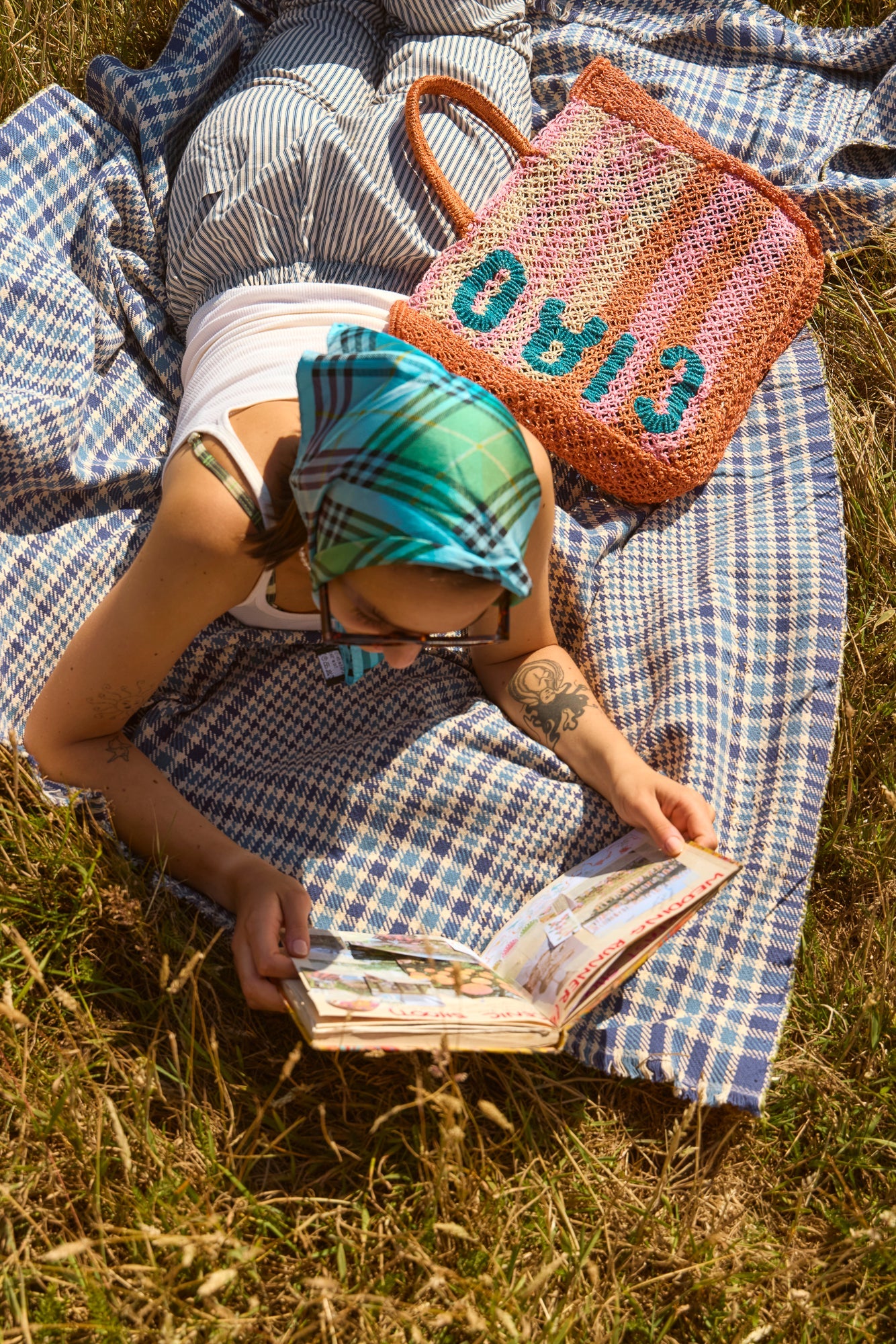 The Jacksons | Multi Stripes Jute Bag - Ciao