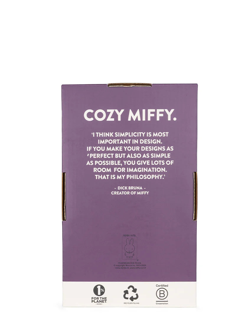 Miffy | Cosy Miffy sitting in Giftbox- Soft Pink