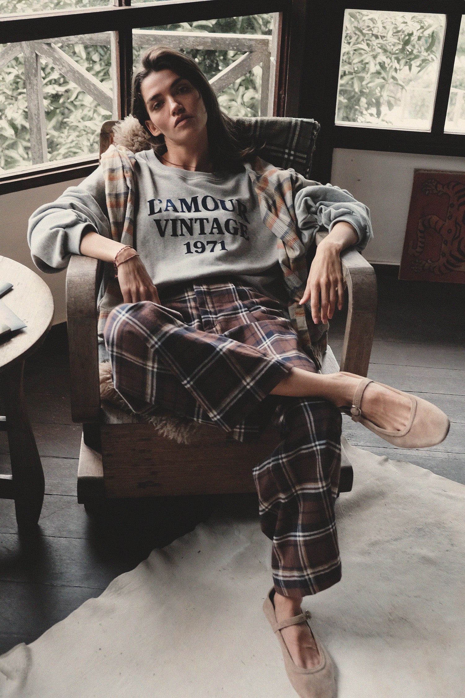 Lilya | L'Amour Vintage Sweater Grey Marle