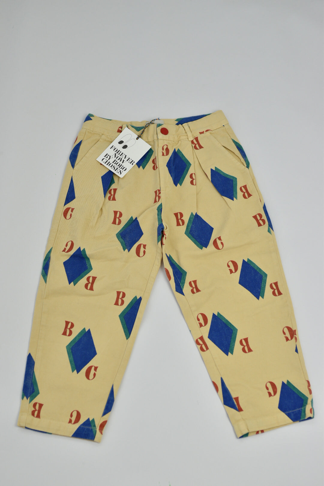 RE LOVED Bobo Choses pleat pant size 6-7