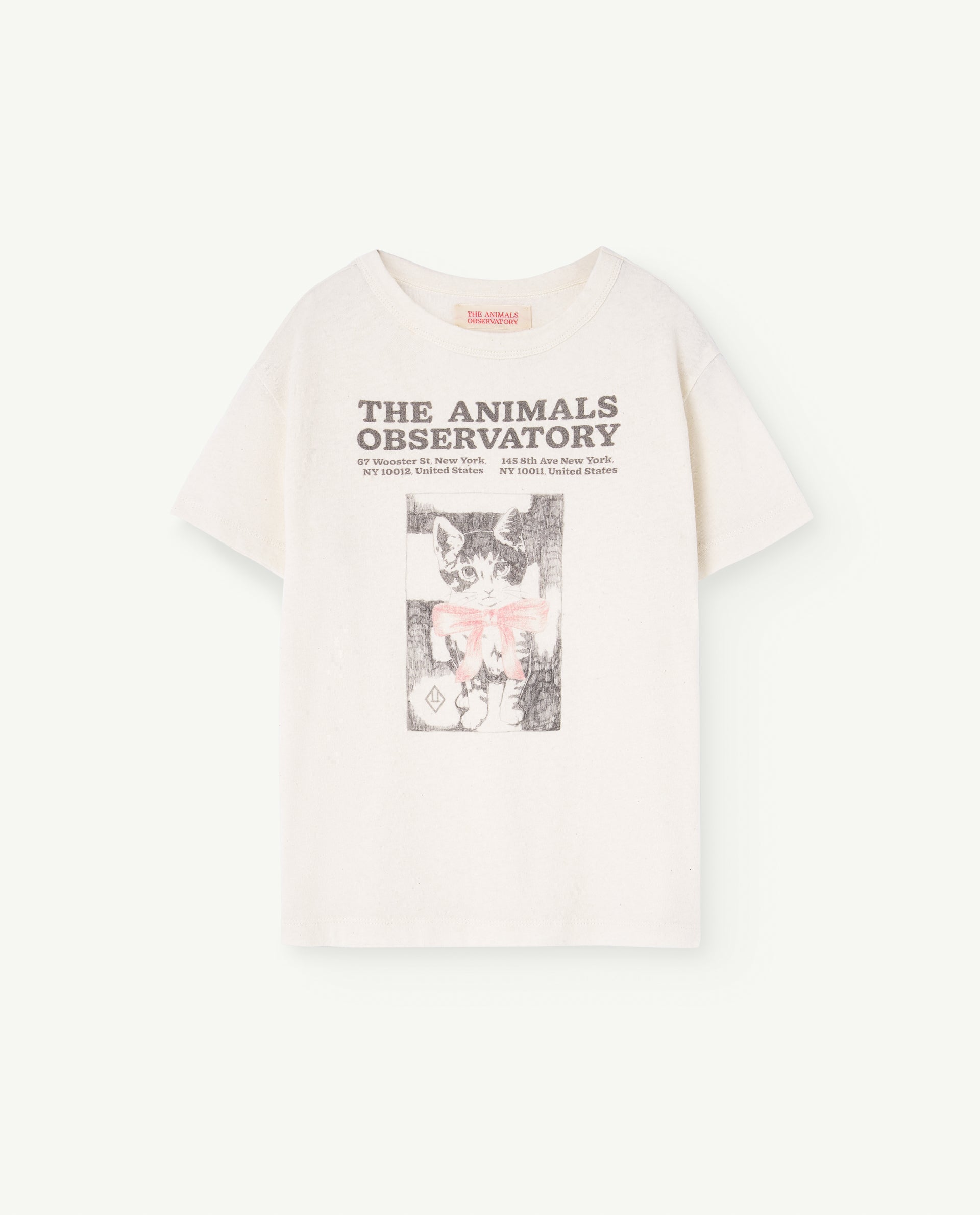 NEW The Animals Observatory | Recycled Rooster T-Shirt White