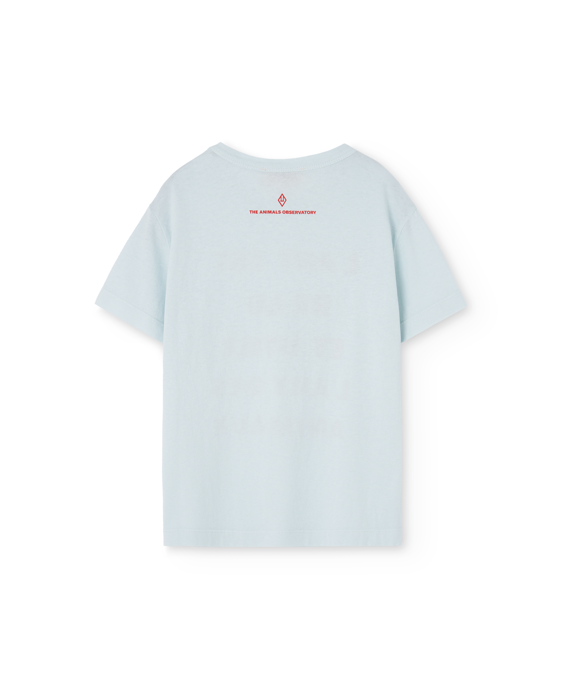 The Animals Observatory | Rooster Art T shirt- Blue