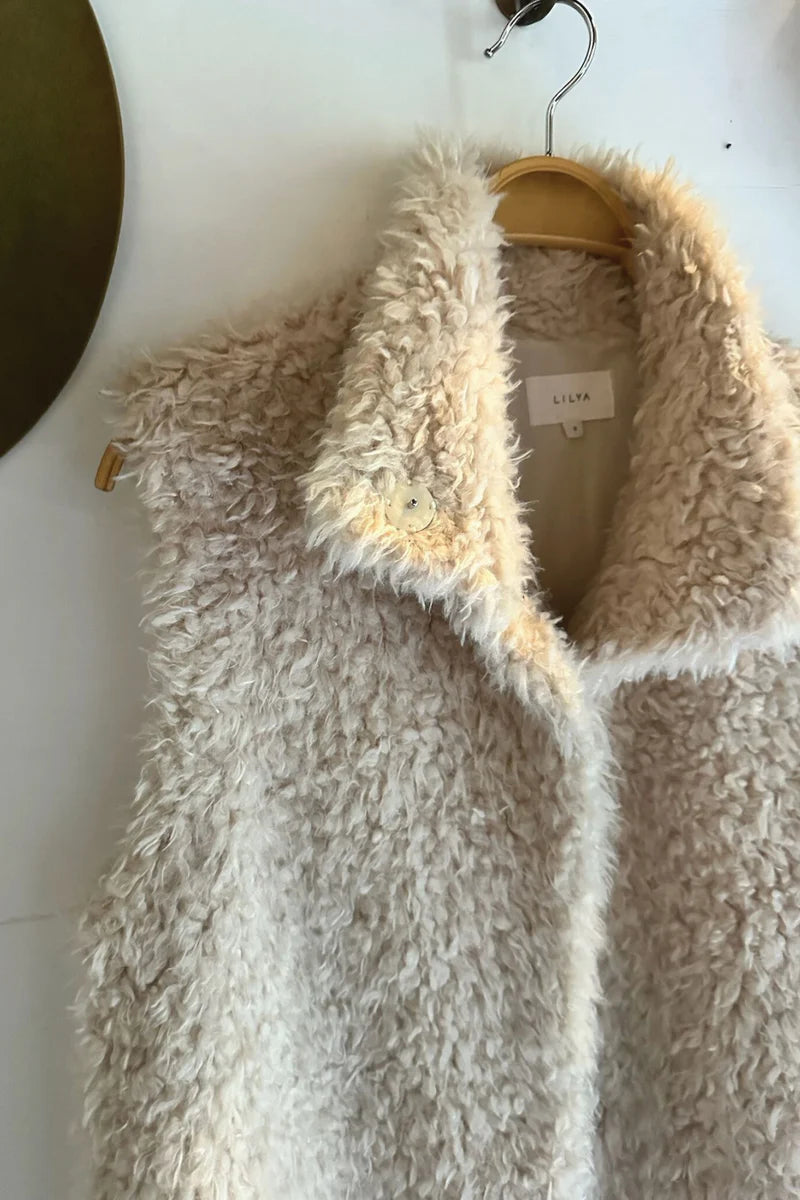 Lilya | Ellen Long Vest Ivory