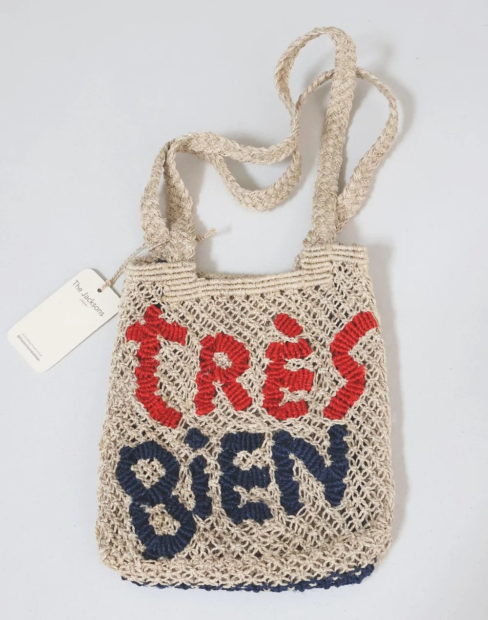 The Jacksons | Tres Bien Cara Bag- red/navy