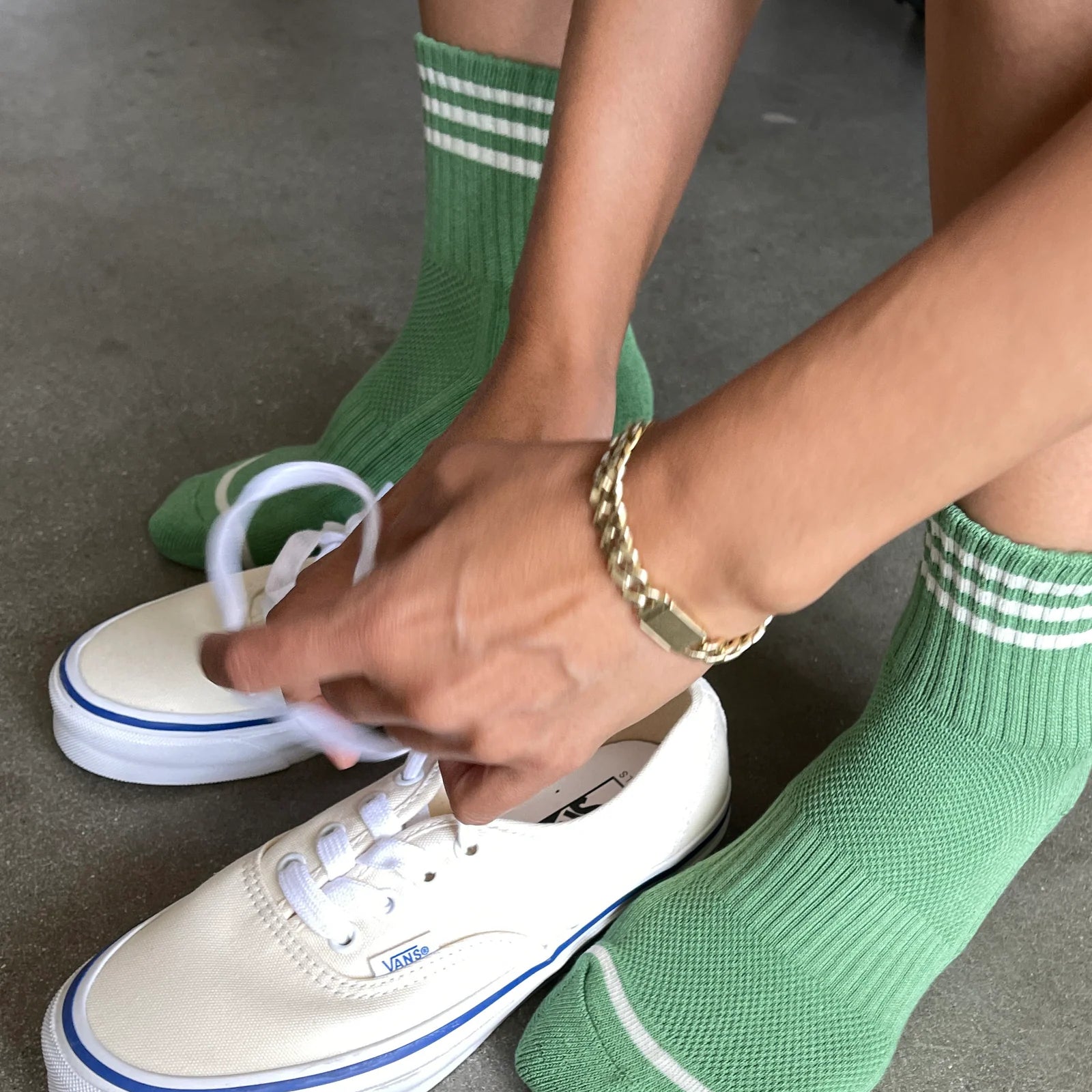 Le Bon Shoppe Girlfriend Socks, cotton-blend crew sock styled casually
