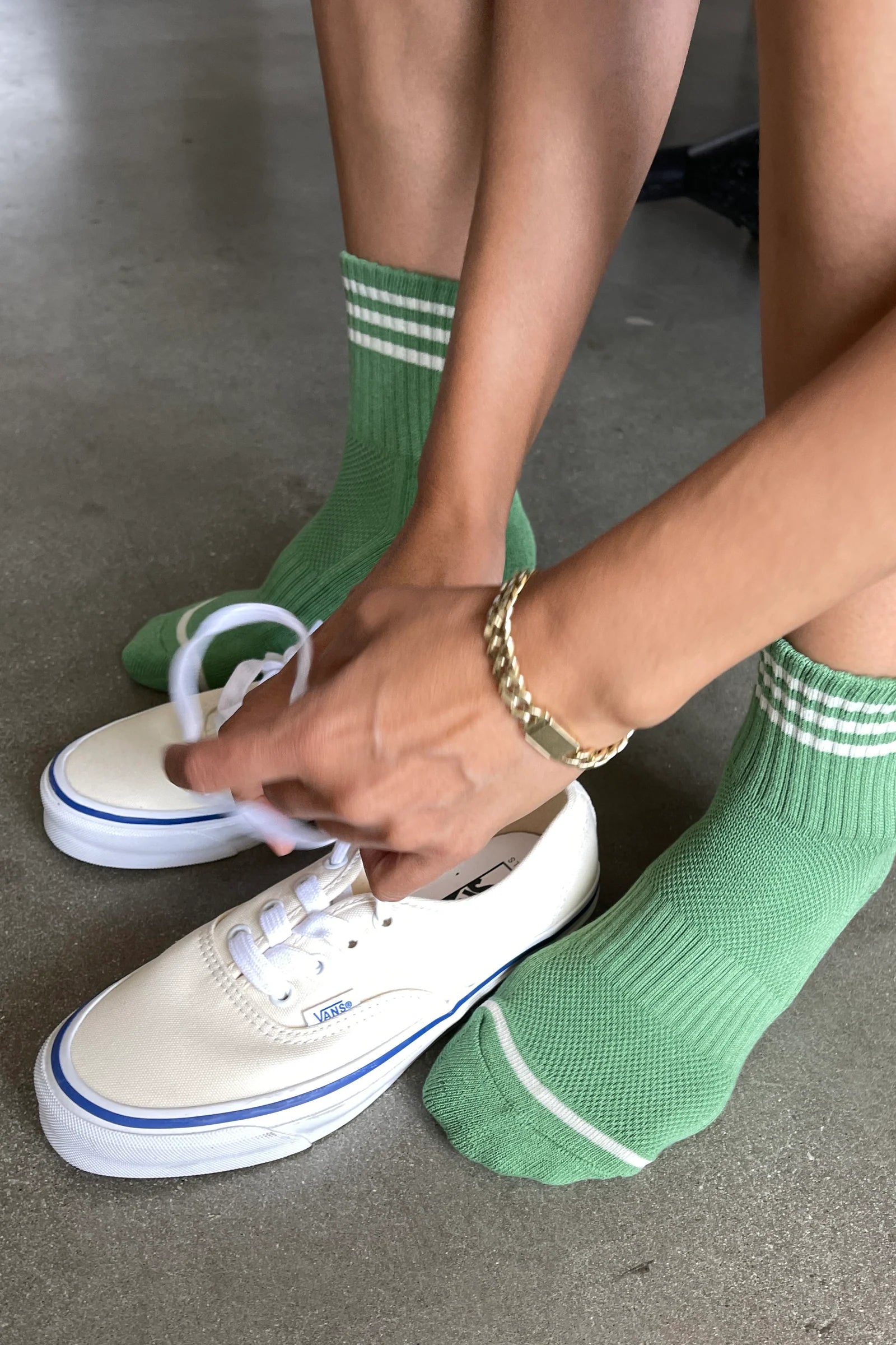 Le Bon Shoppe Girlfriend Socks, cotton-blend crew sock styled casually