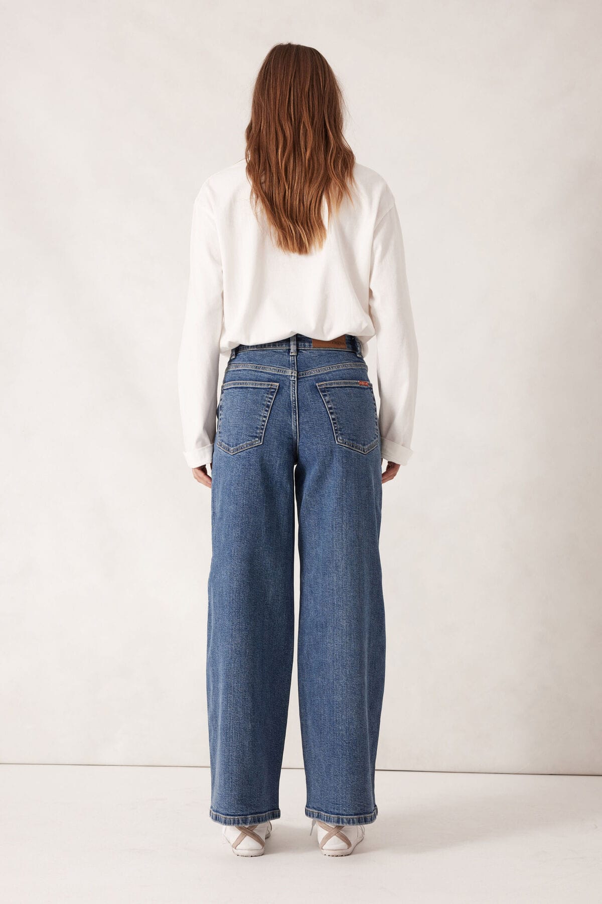 Ceres Life | Evie Wide Leg Jean- Fresh indigo