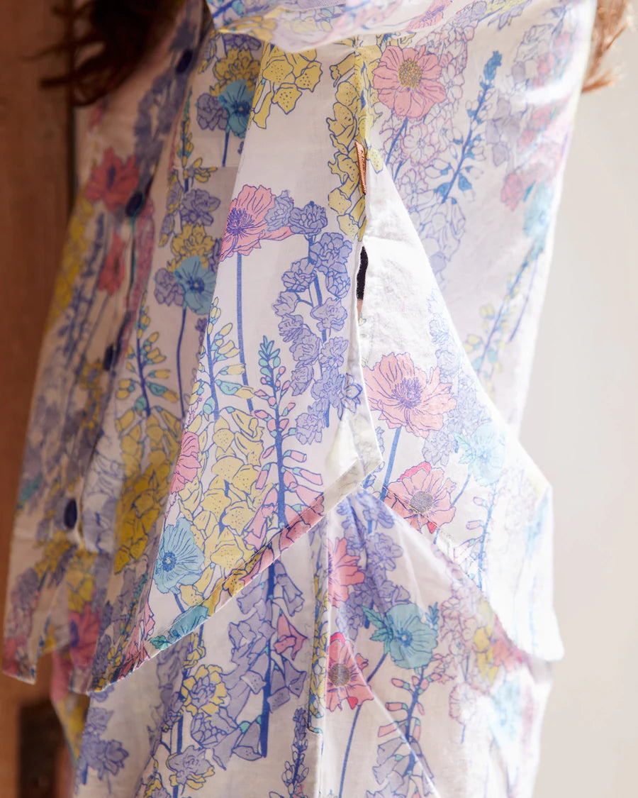 Kip & Co LADIES | Foxglove Forever Organic Cotton Shorts Pyjama Set