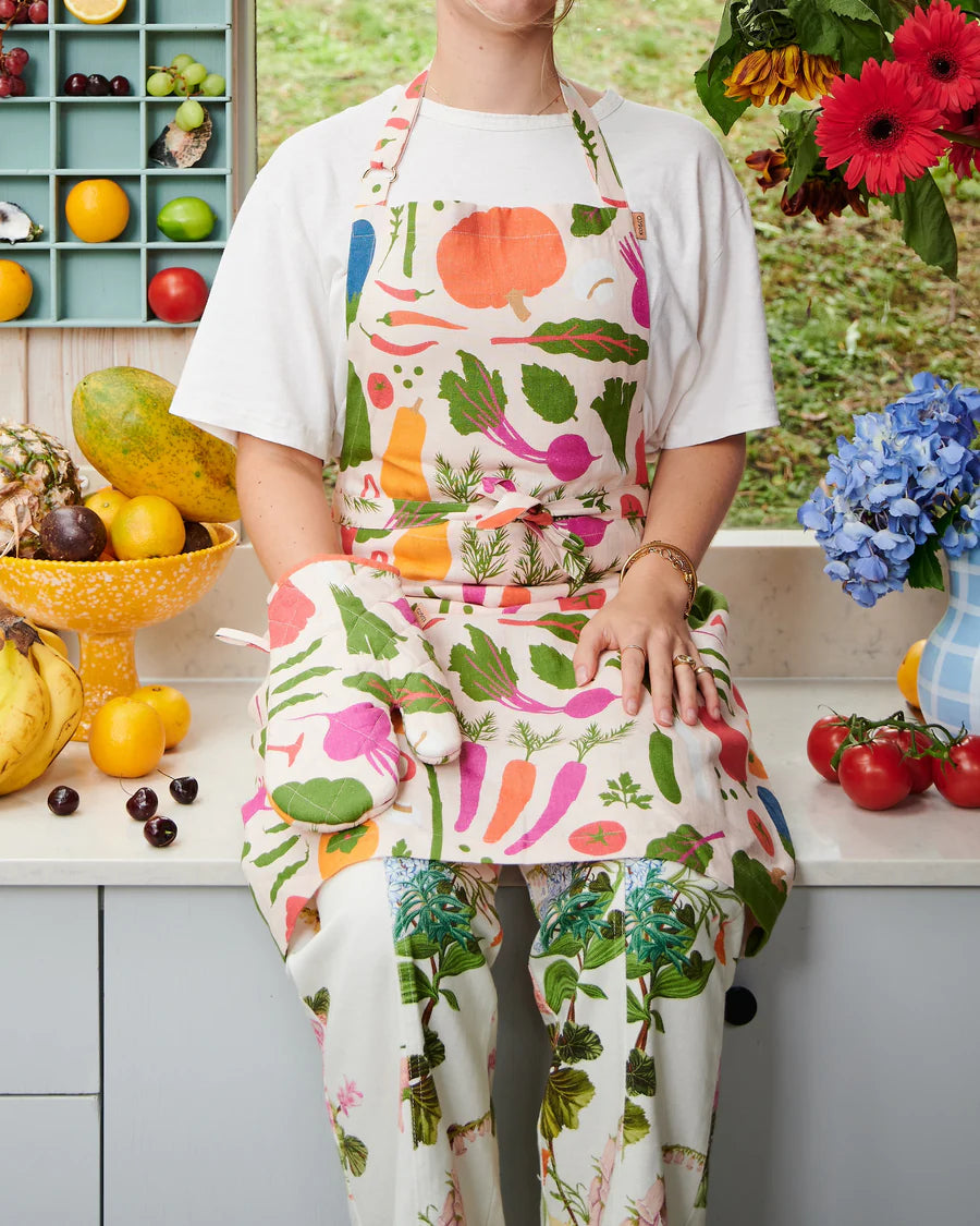 Kip & Co X Stephanie alexander HOME |  Stephanie's Harvest Linen Apron