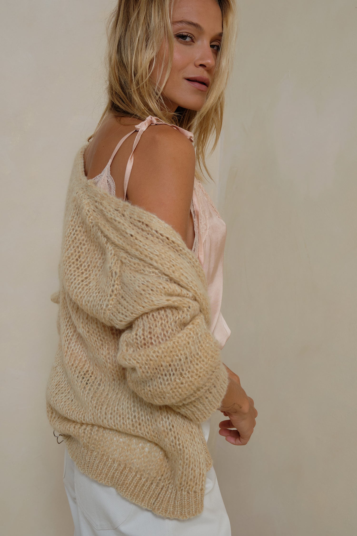 Lilya | Marais Cardigan Sand Mix