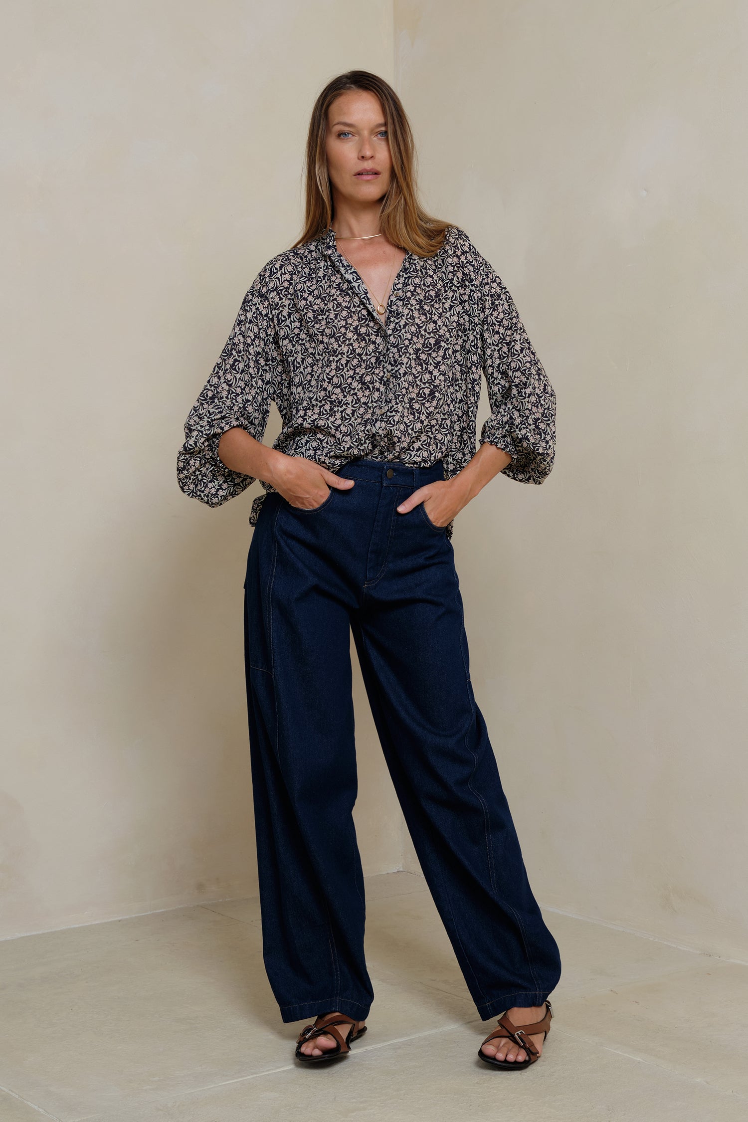 Lilya | Tilly Denim Jeans- Deep Blue