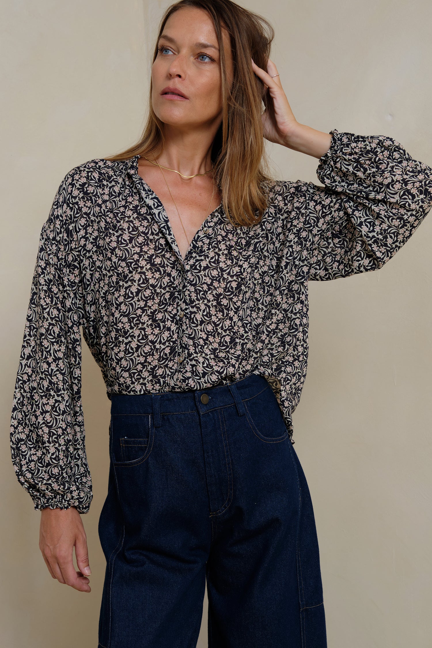 Lilya | Tilly Denim Jeans- Deep Blue