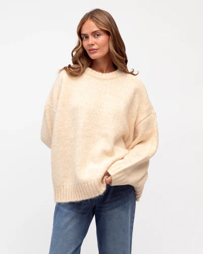 Label of Love | Lena Jumper - peachy/silver