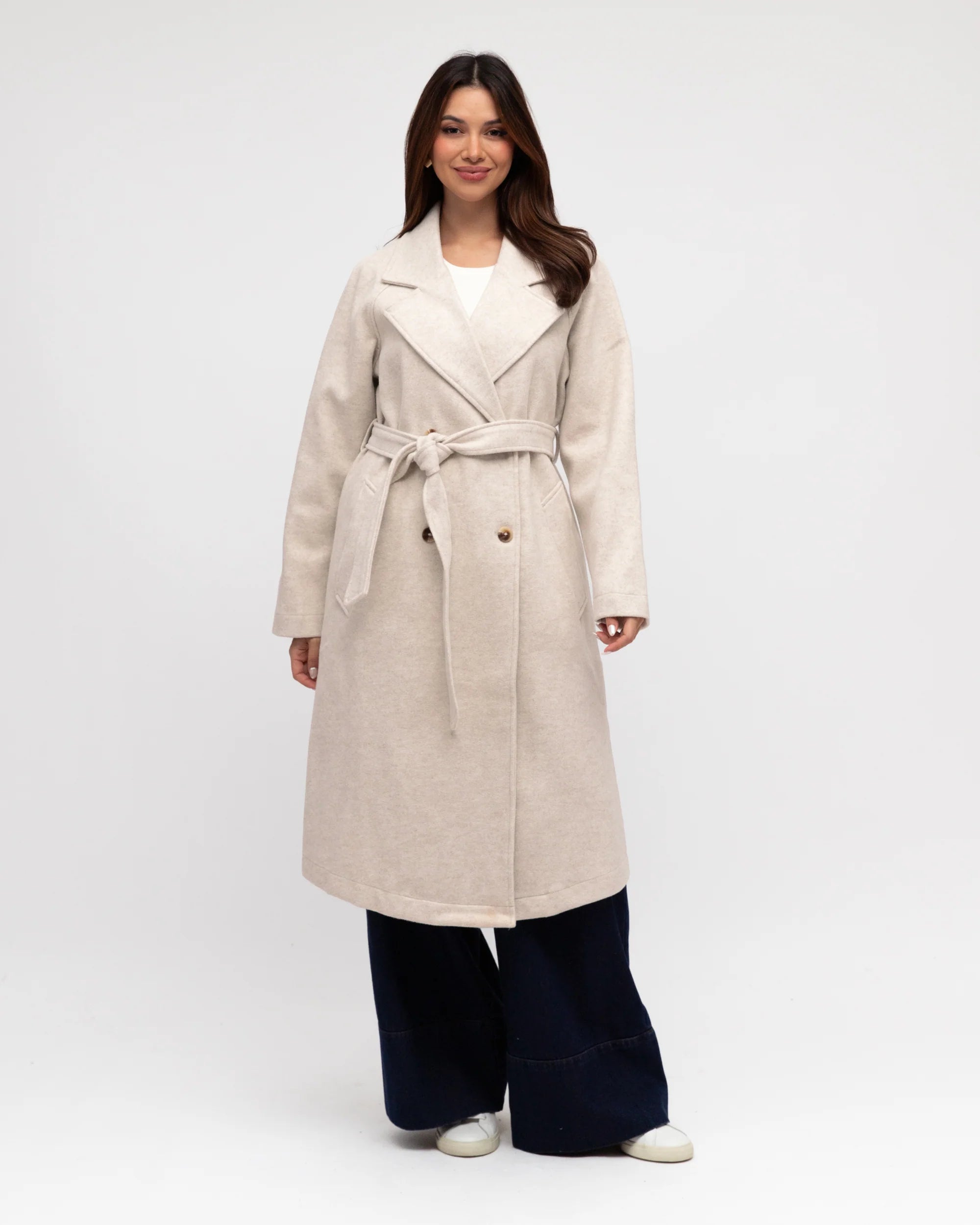 Label of Love | Raven Coat- Stone Grey