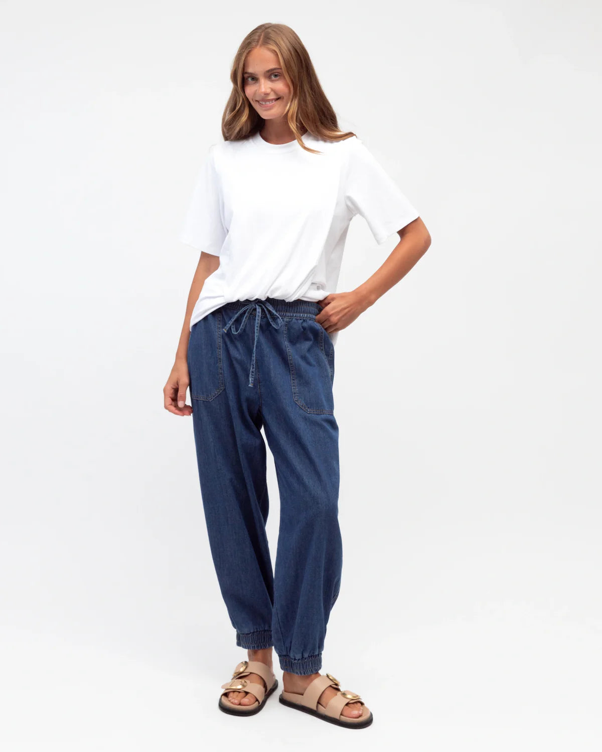 Label of Love | Slouchy Chambray Pant