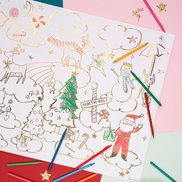 Meri Meri | Christmas Colouring Posters