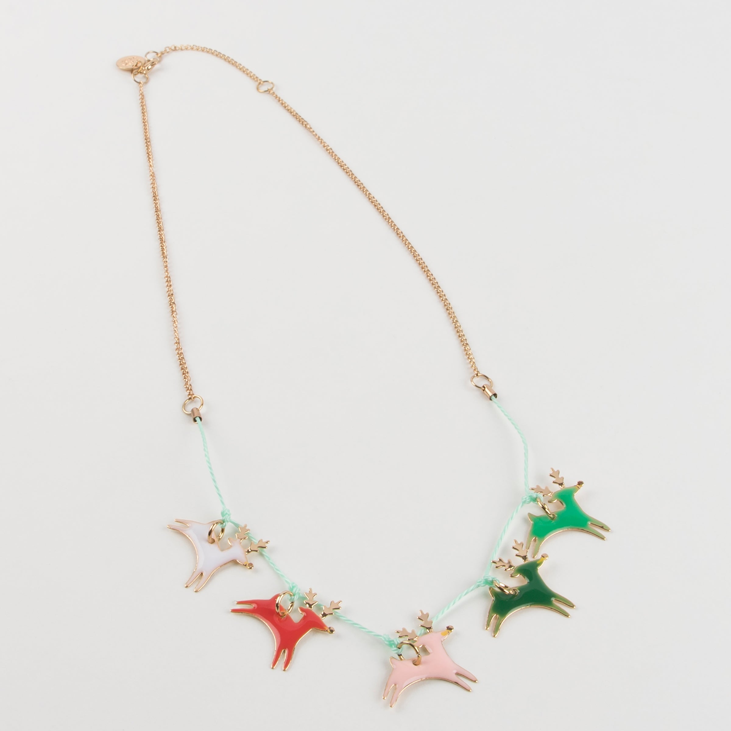 Meri Meri | Reindeer Enamel Necklace