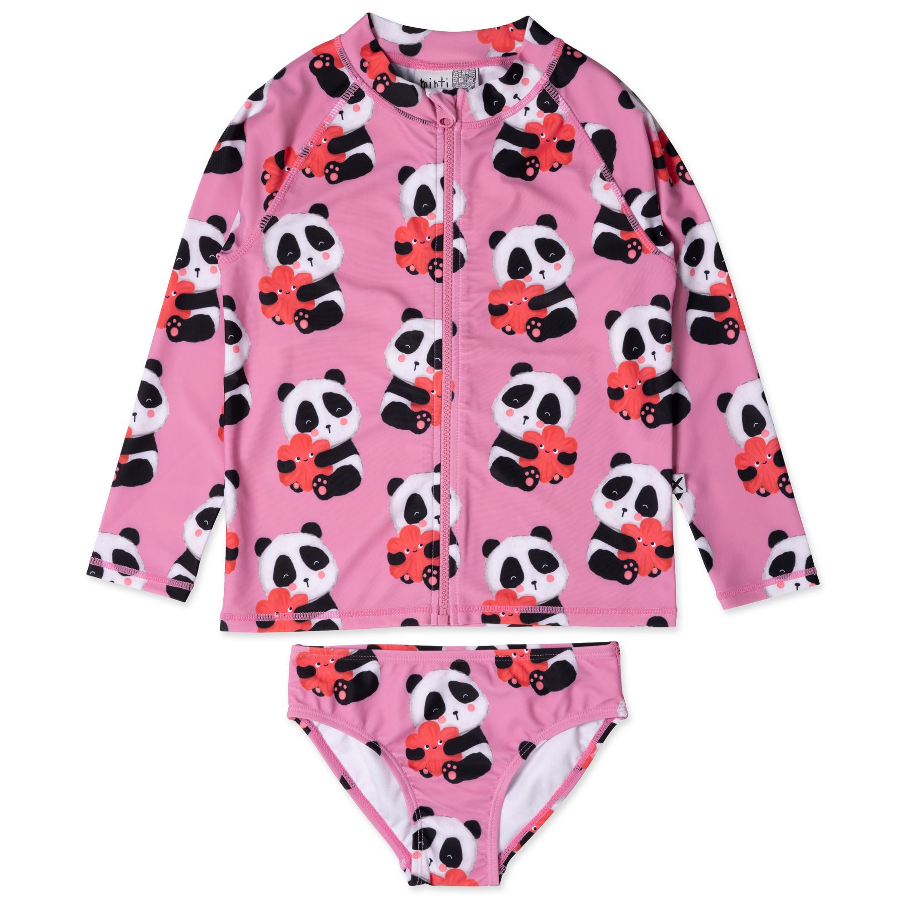 Minti | Panda Hug Rashie Set