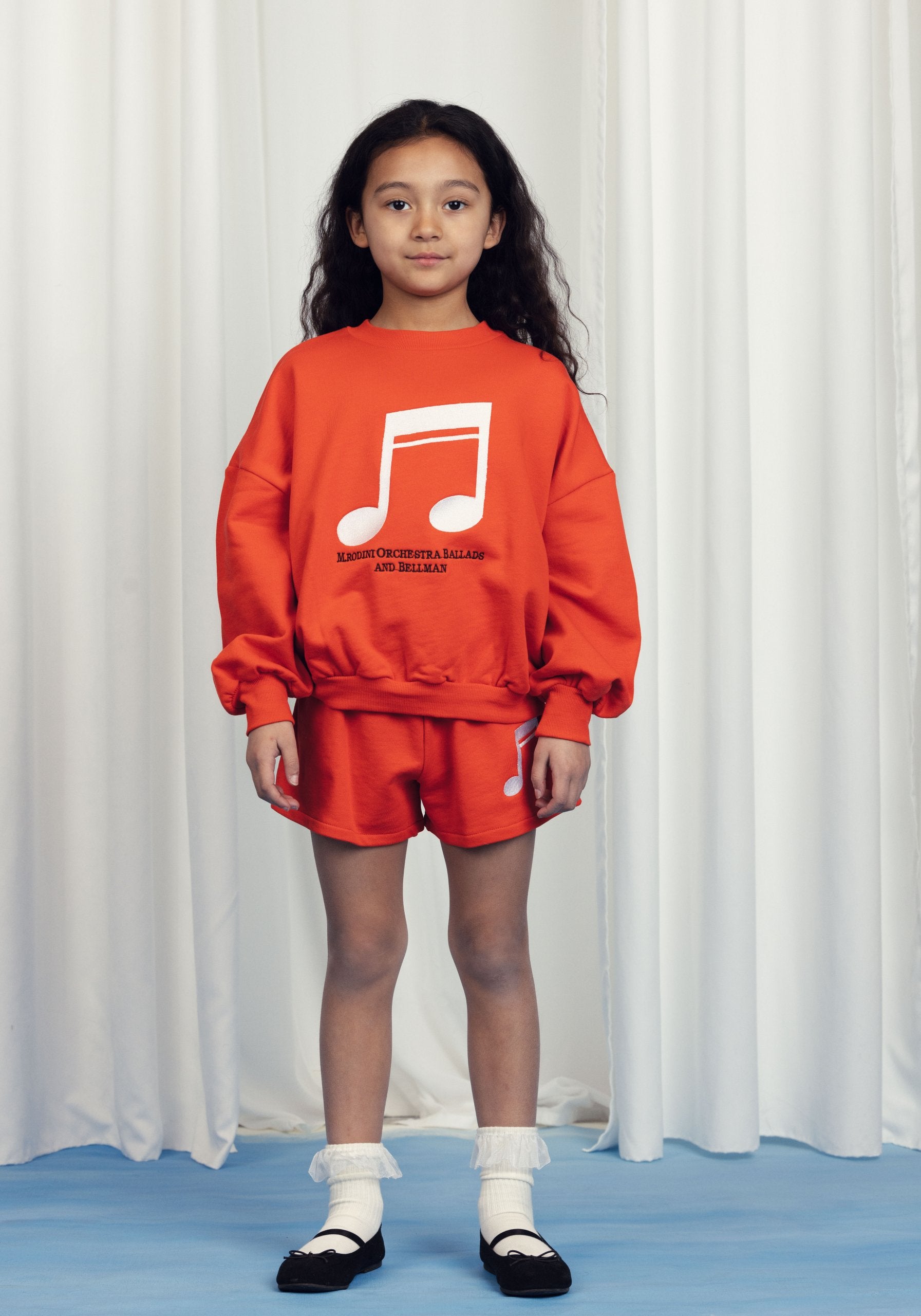 Mini Rodini | Note Emblem Sweatshirt- Red