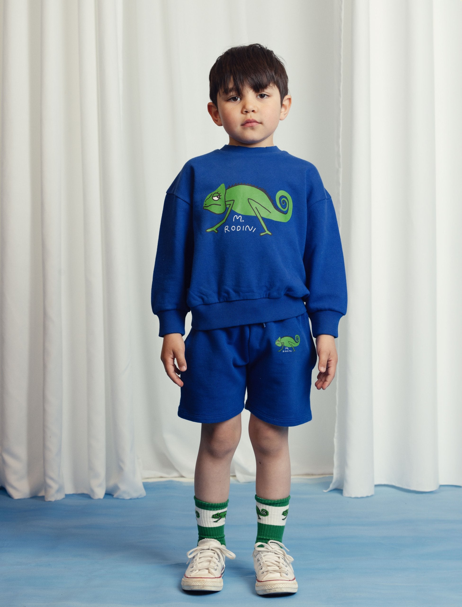 Mini Rodini | Lizard sweatshirt - Blue