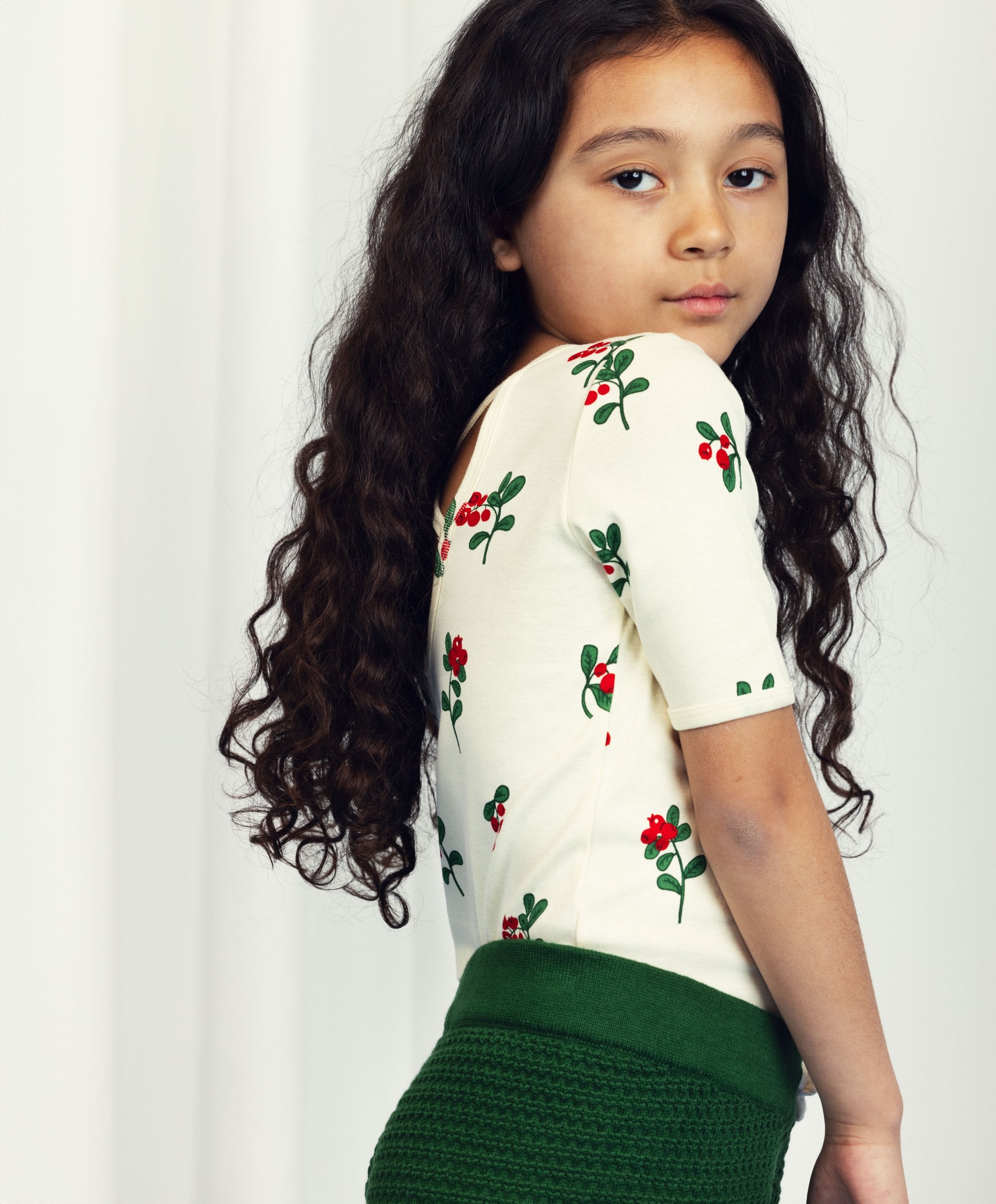 Mini Rodini | Lingon Berries Ballet Top