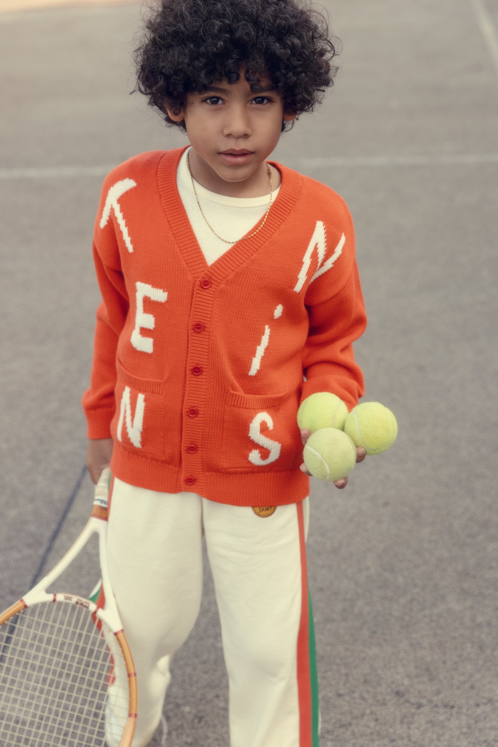 Mini Rodini | Tennis knitted cardigan