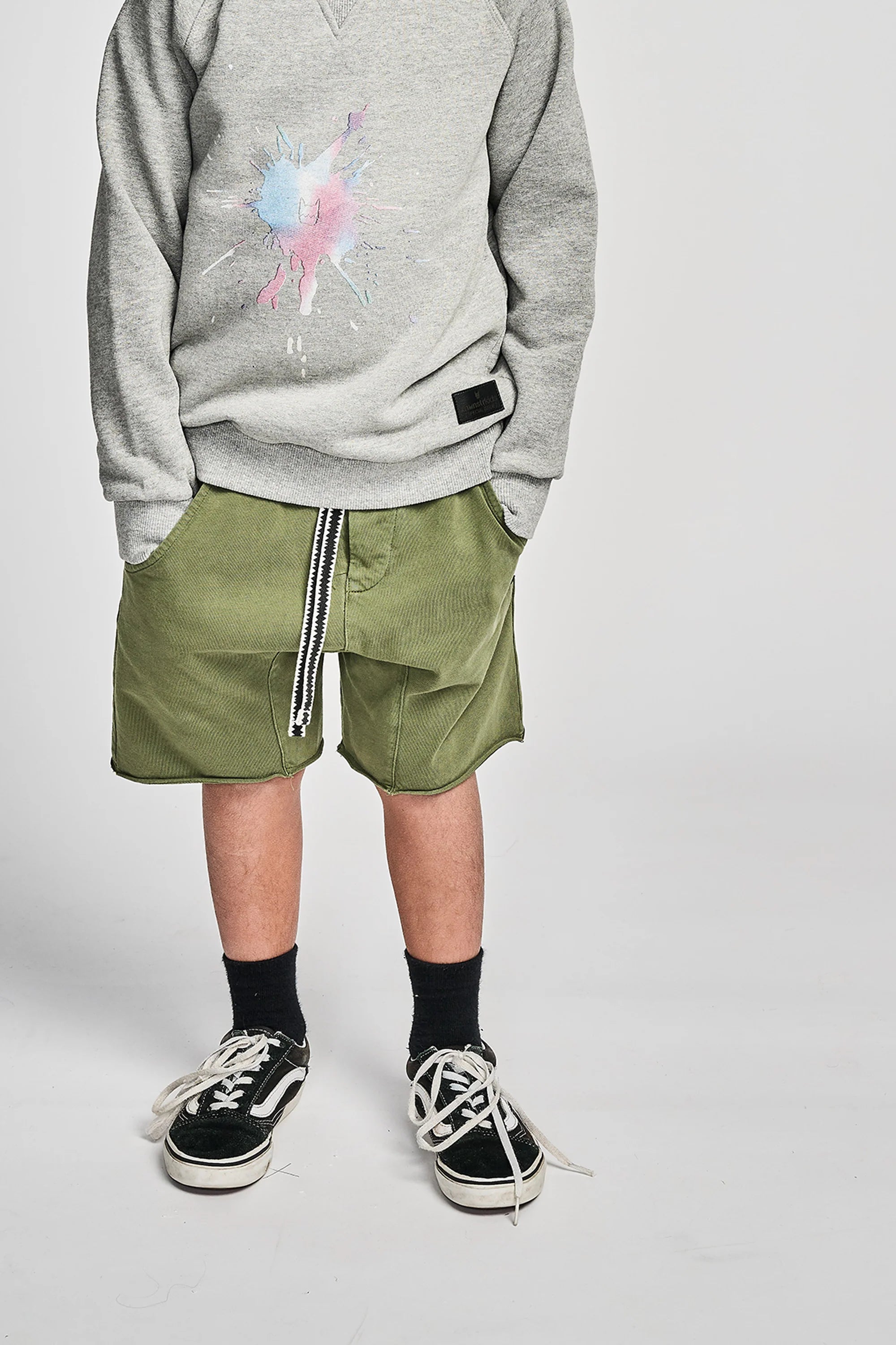Munster Kids | Slackenoff Short - Dusty Olive