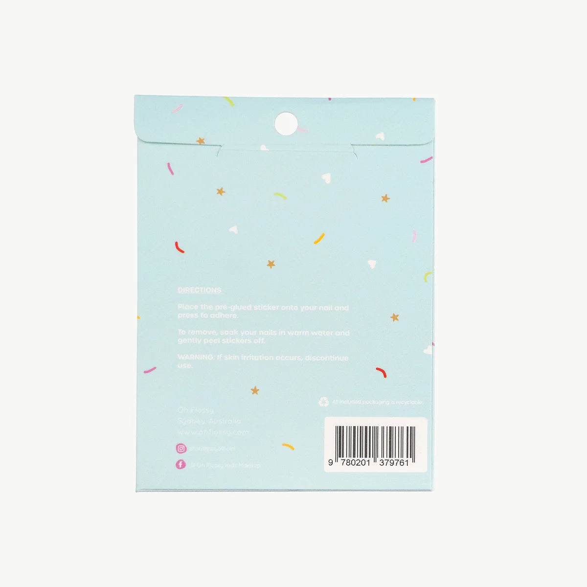 Oh Flossy | Nail Stickers- Sky