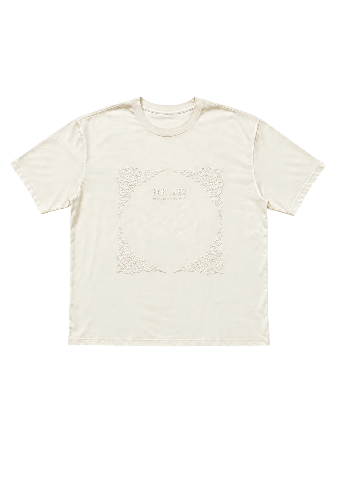 FAR MER by Whitney | Paisley Emboss Crew Tee