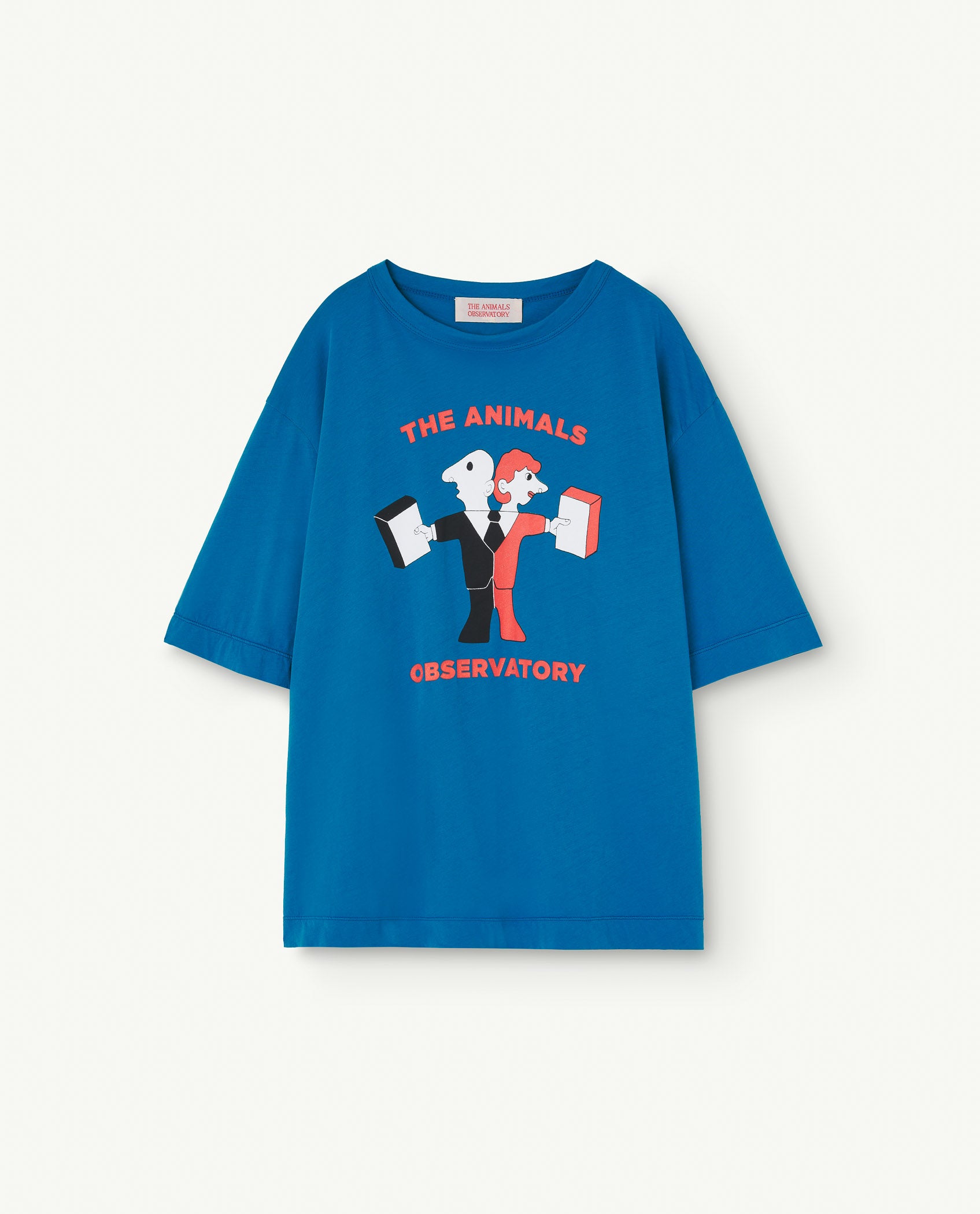 NEW The Animals Observatory | The Comic Rooster T shirt- Blue