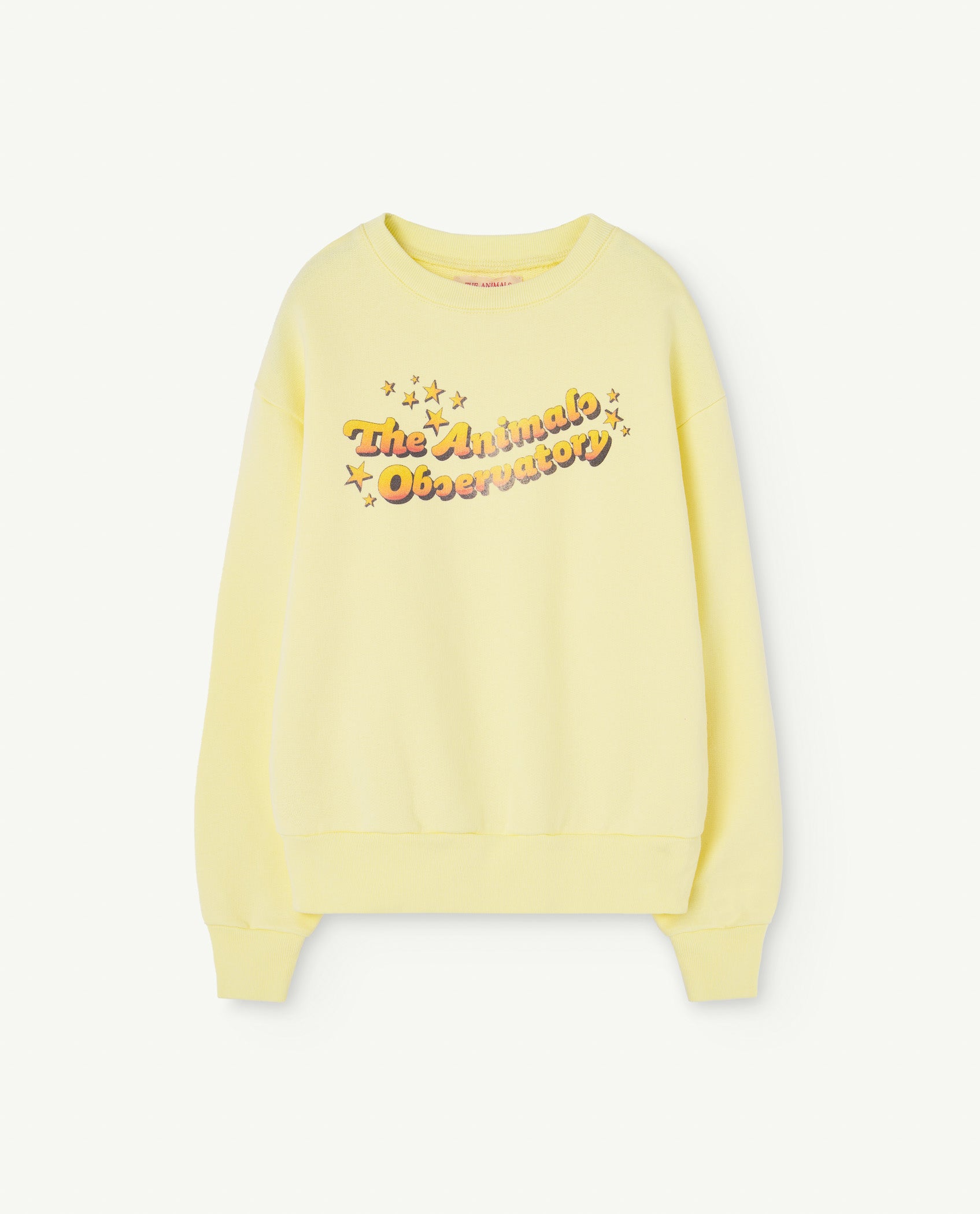 NEW The Animals Observatory | The Vintage logo Bear Sweatshirt- Soft yellow