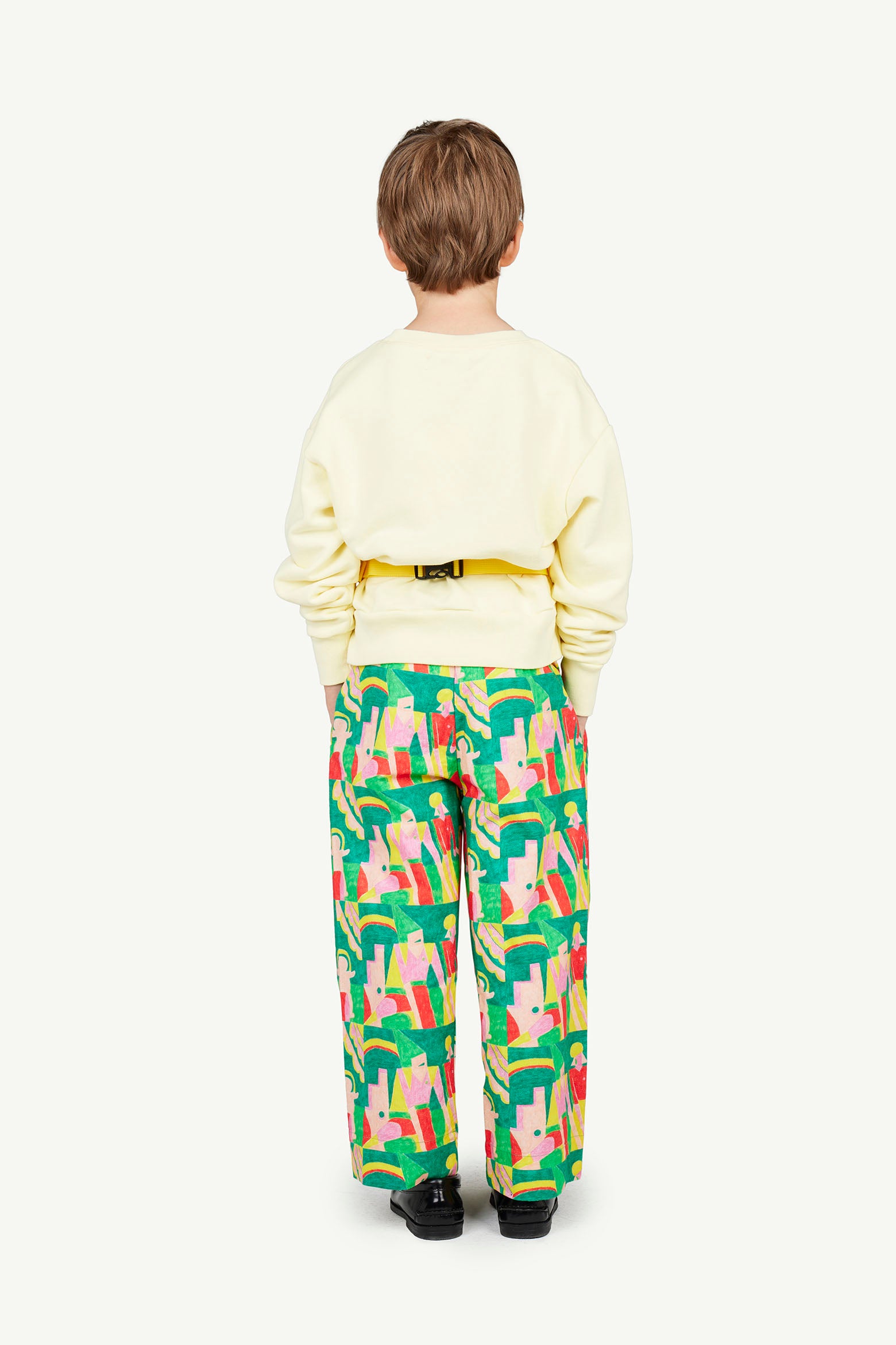 The Animals Observatory | The Vintage logo Bear Sweatshirt- Soft yellow