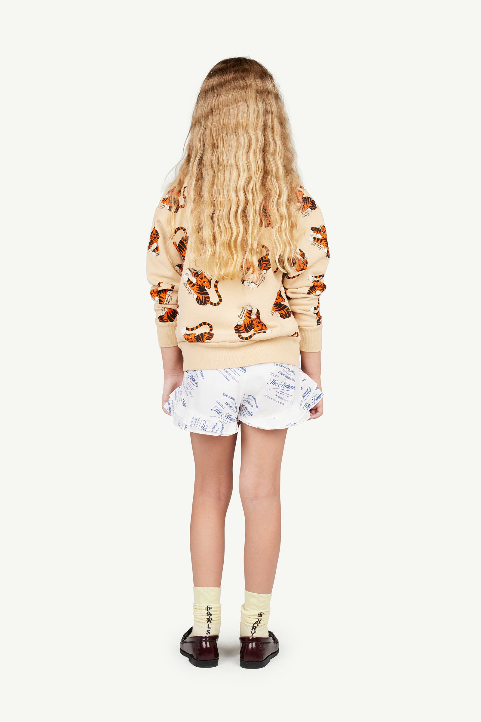 NEW The Animals Observatory | The Tiger Bear Sweatshirt- Beige