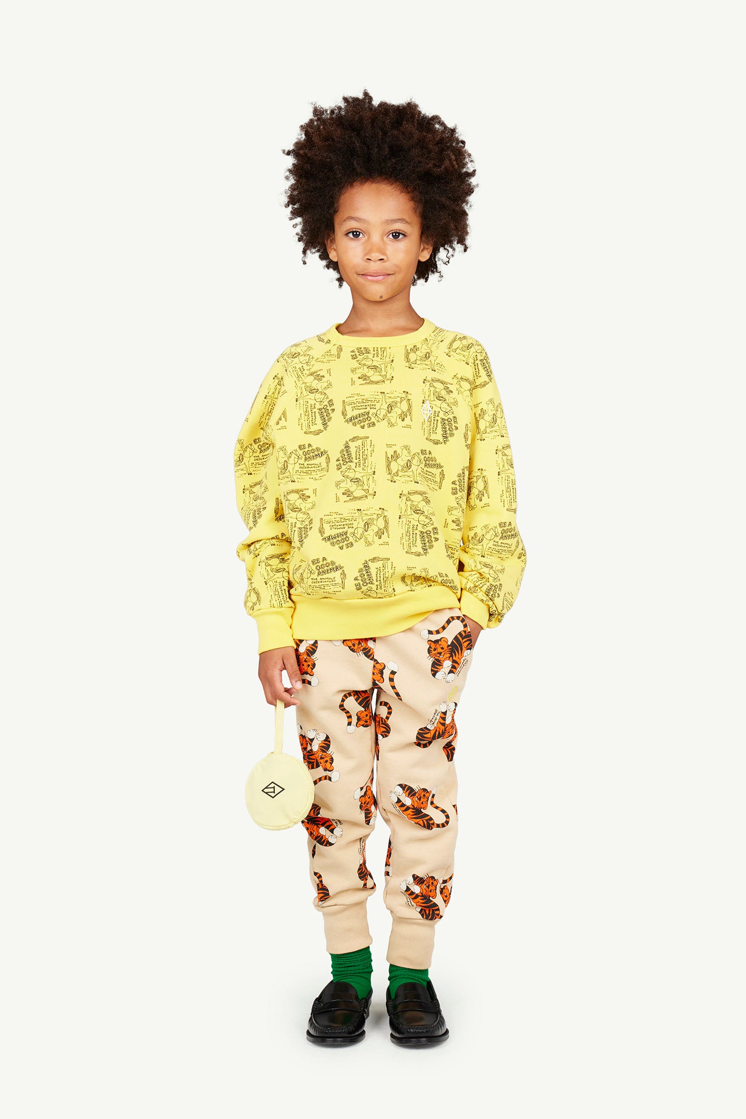 The Animals Observatory | The Tiger Panther Sweatpants - Beige