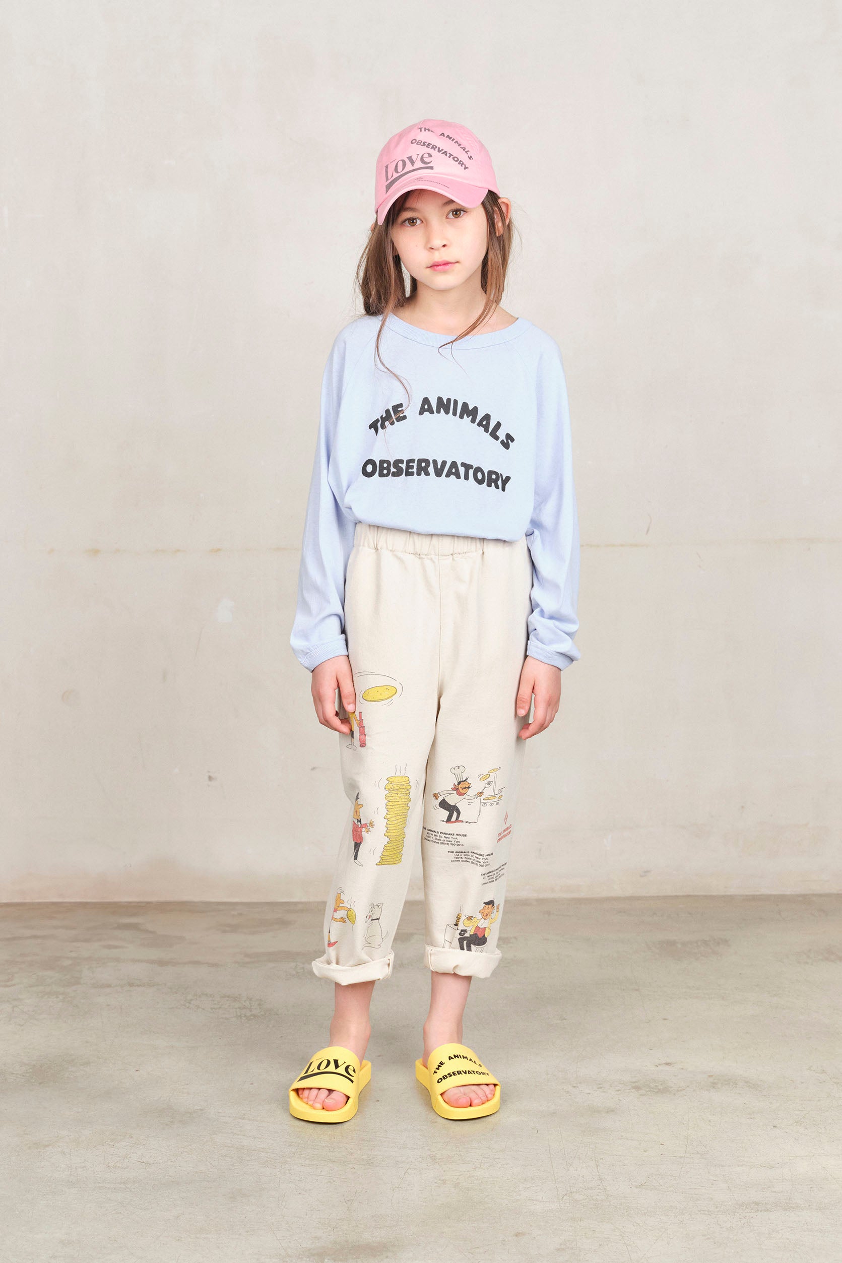 The Animals Observatory | Soft Blue Anteater T-shirt SS25