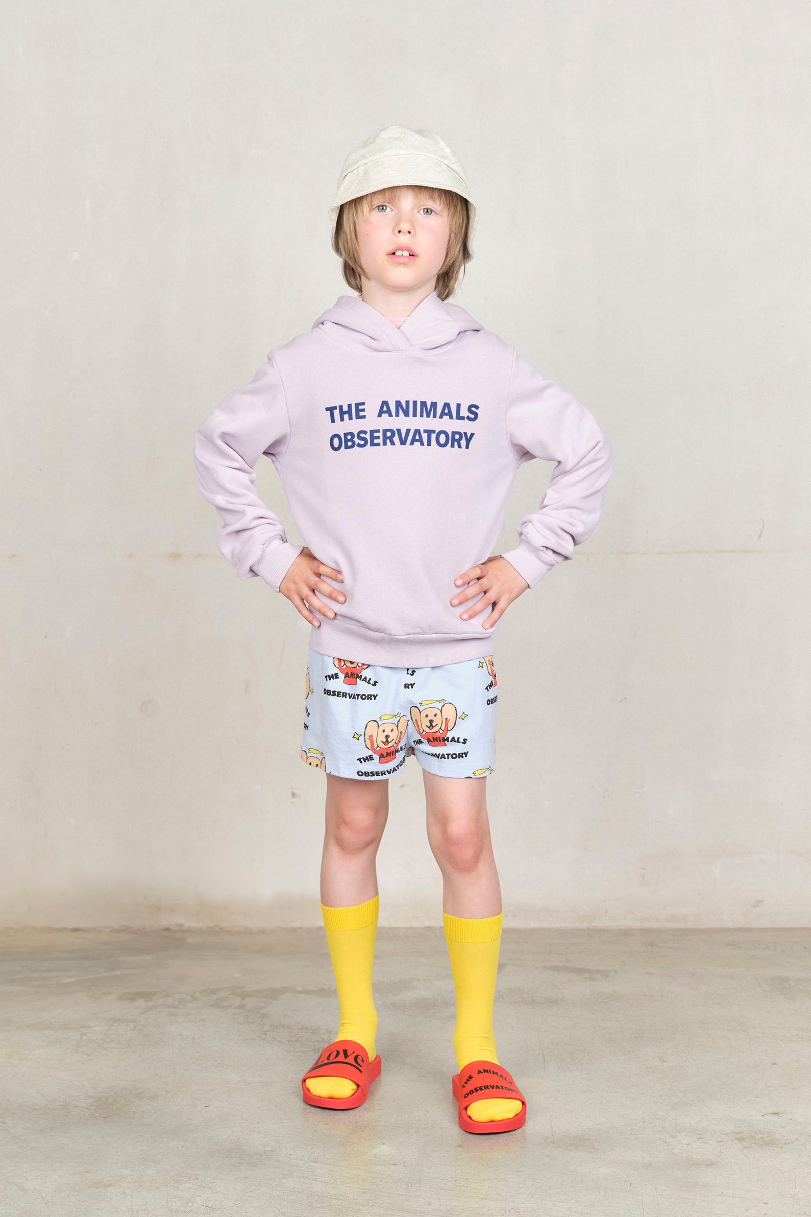 The Animals Observatory | Taurus Kids Hoodie SS25 - Lavand