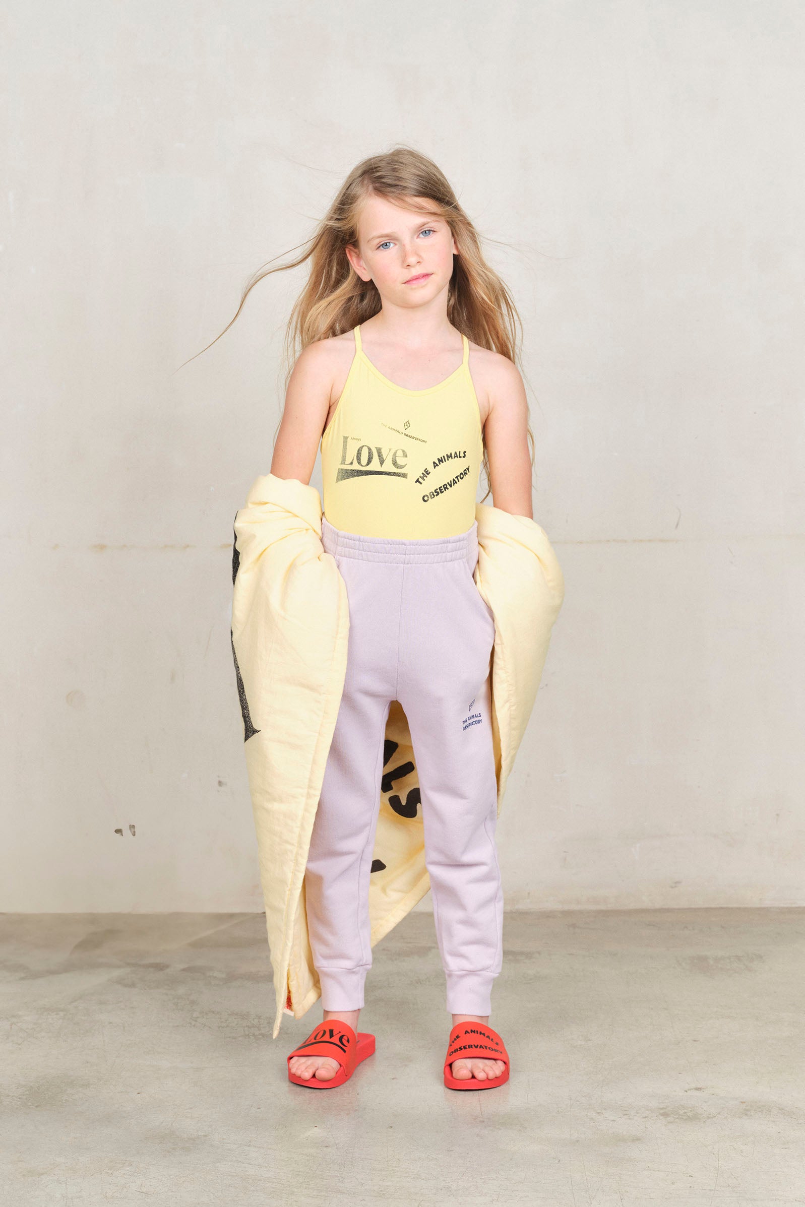 The Animals Observatory | Draco Kids Sweatpants SS25 - Lavand