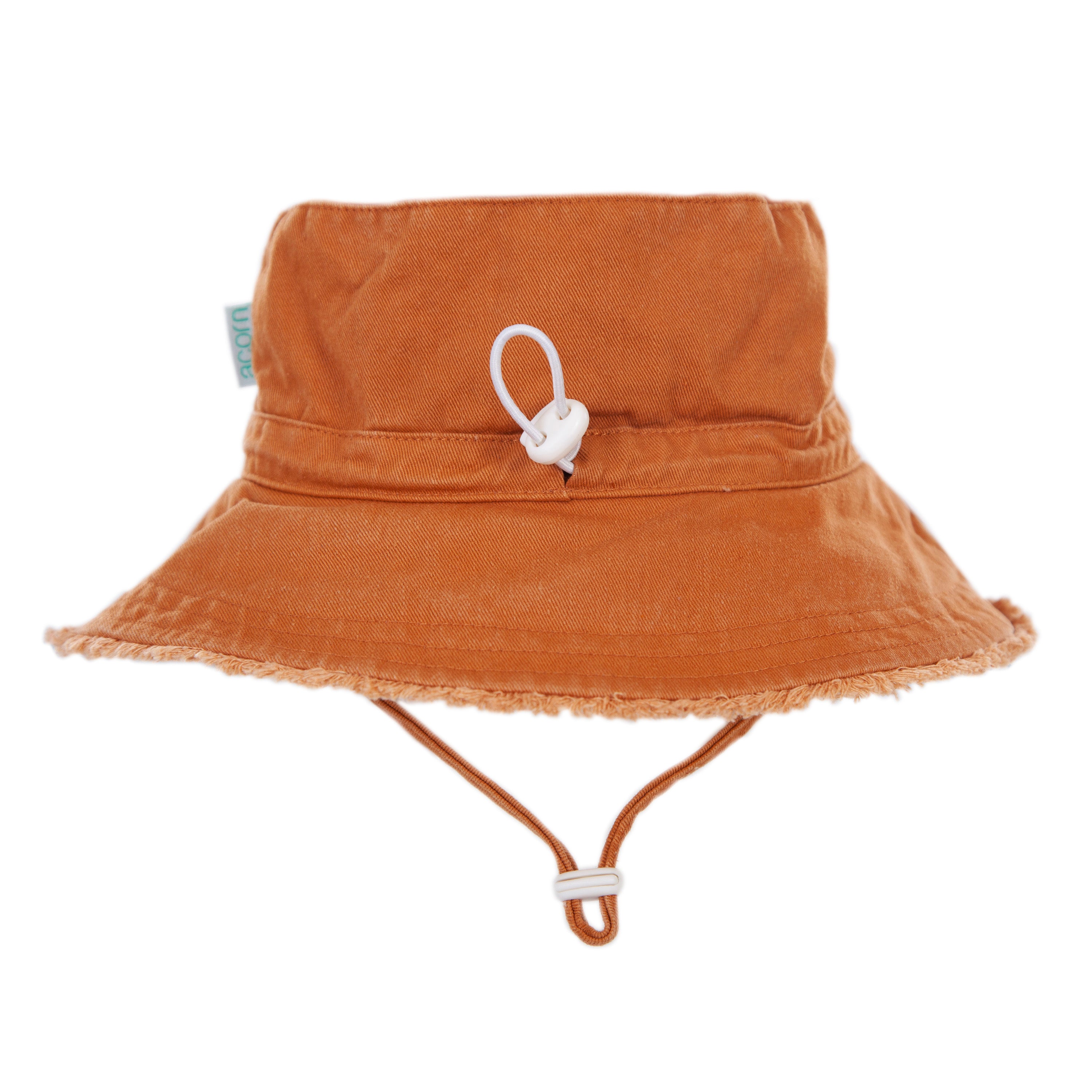 Acorn | Chestnut Frayed Bucket Hat