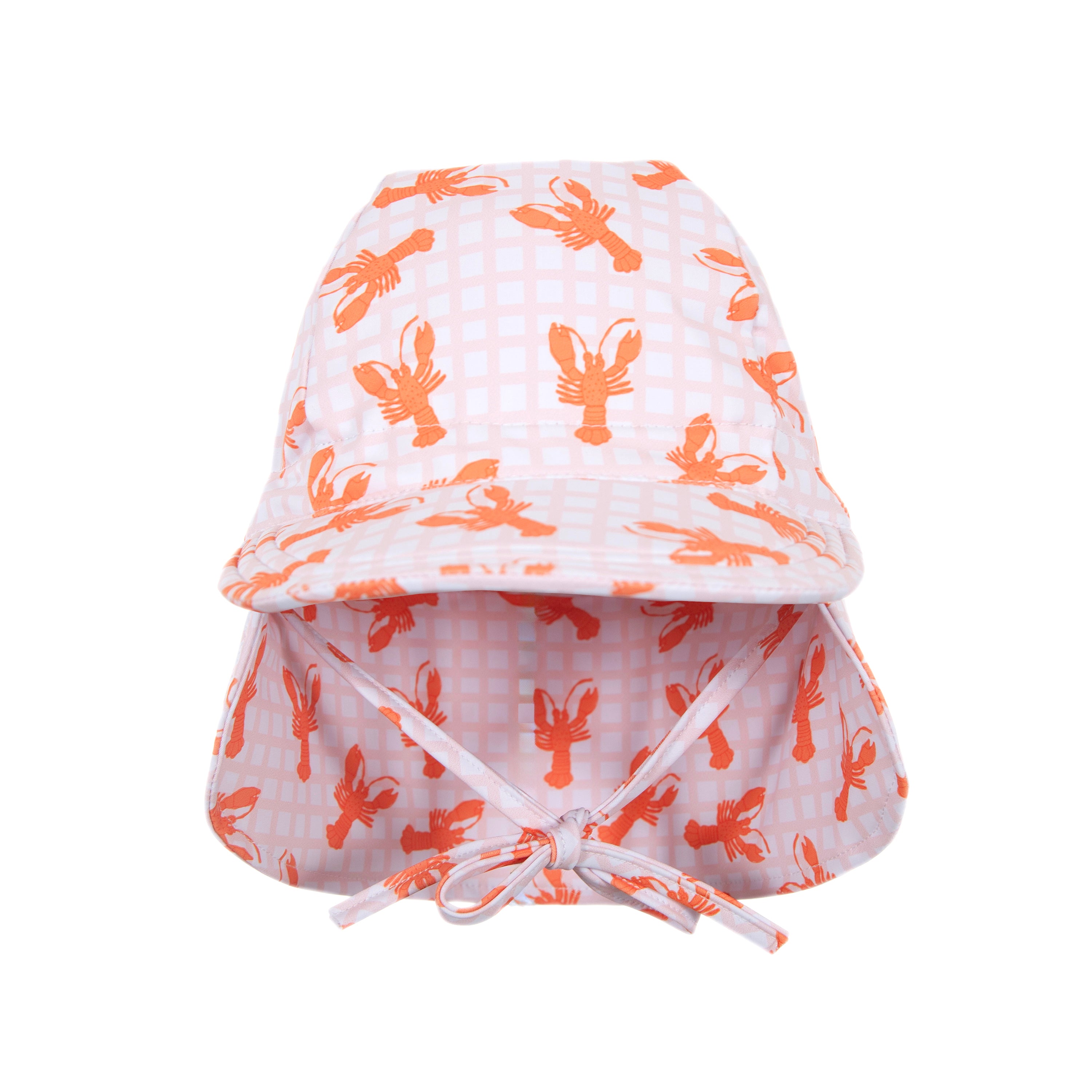 Acorn | Pink Lobsters Swim Flap Cap