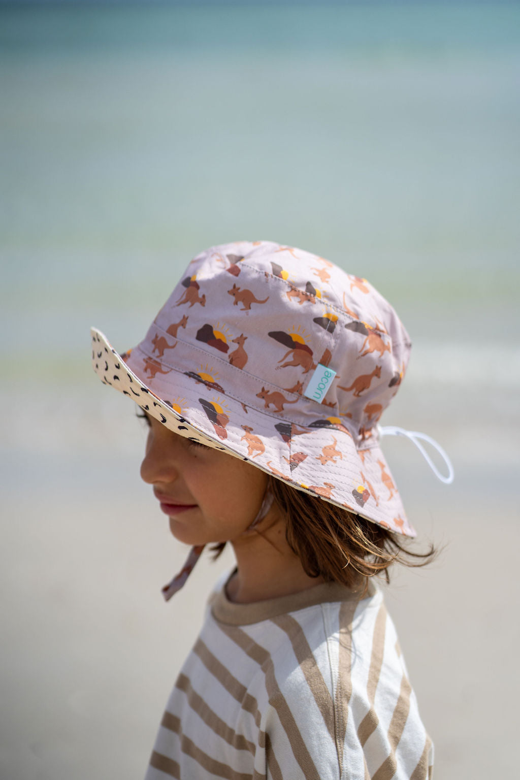 Acorn | Aussie Sunset Wide Brim Bucket Hat