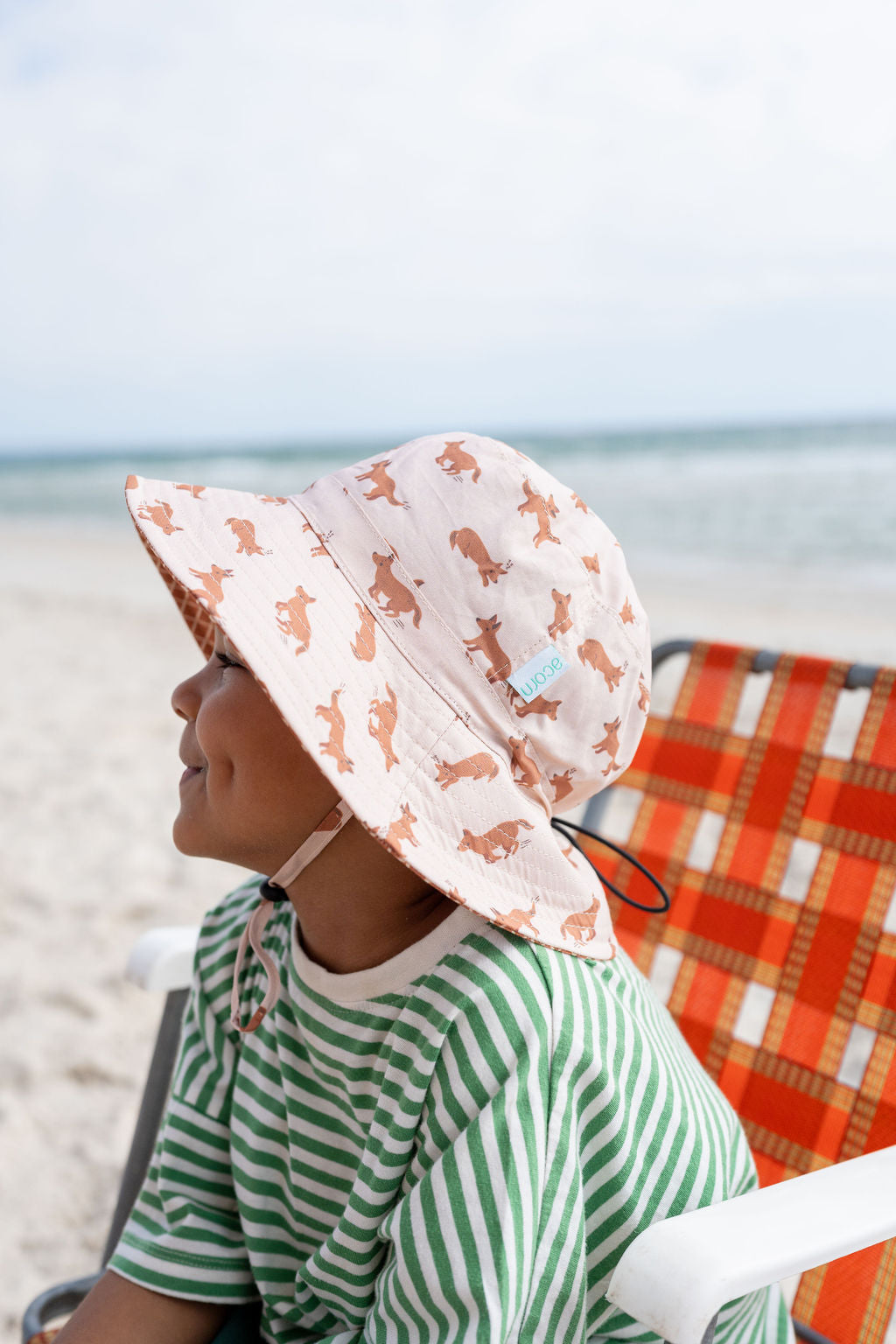 Acorn | Red Dog Wide Brim Bucket Hat