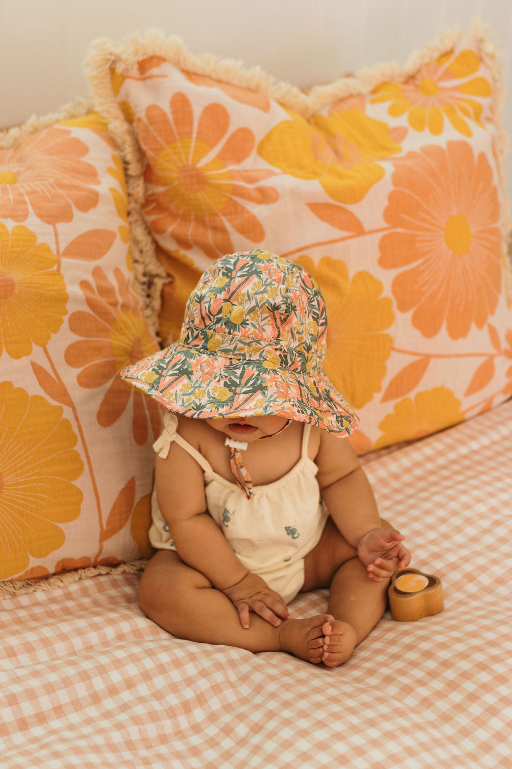 Acorn BABY | Native Bloom Wide Brim Infant Hat