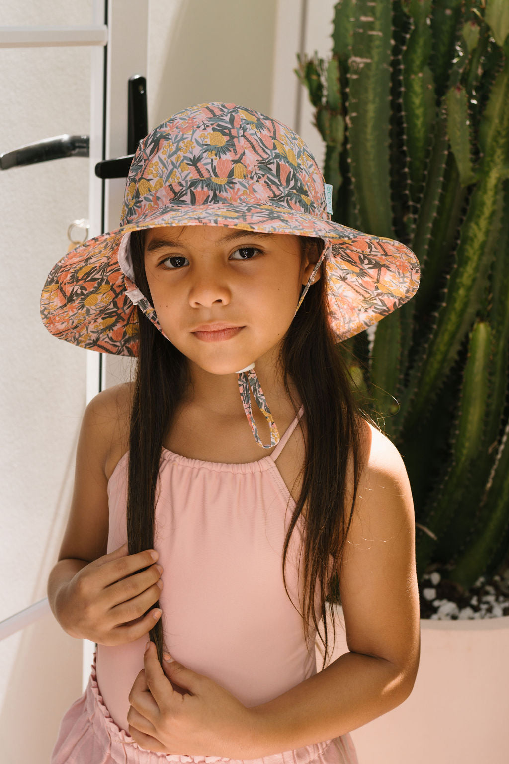 Acorn | Native Blooms Wide Brim Hat