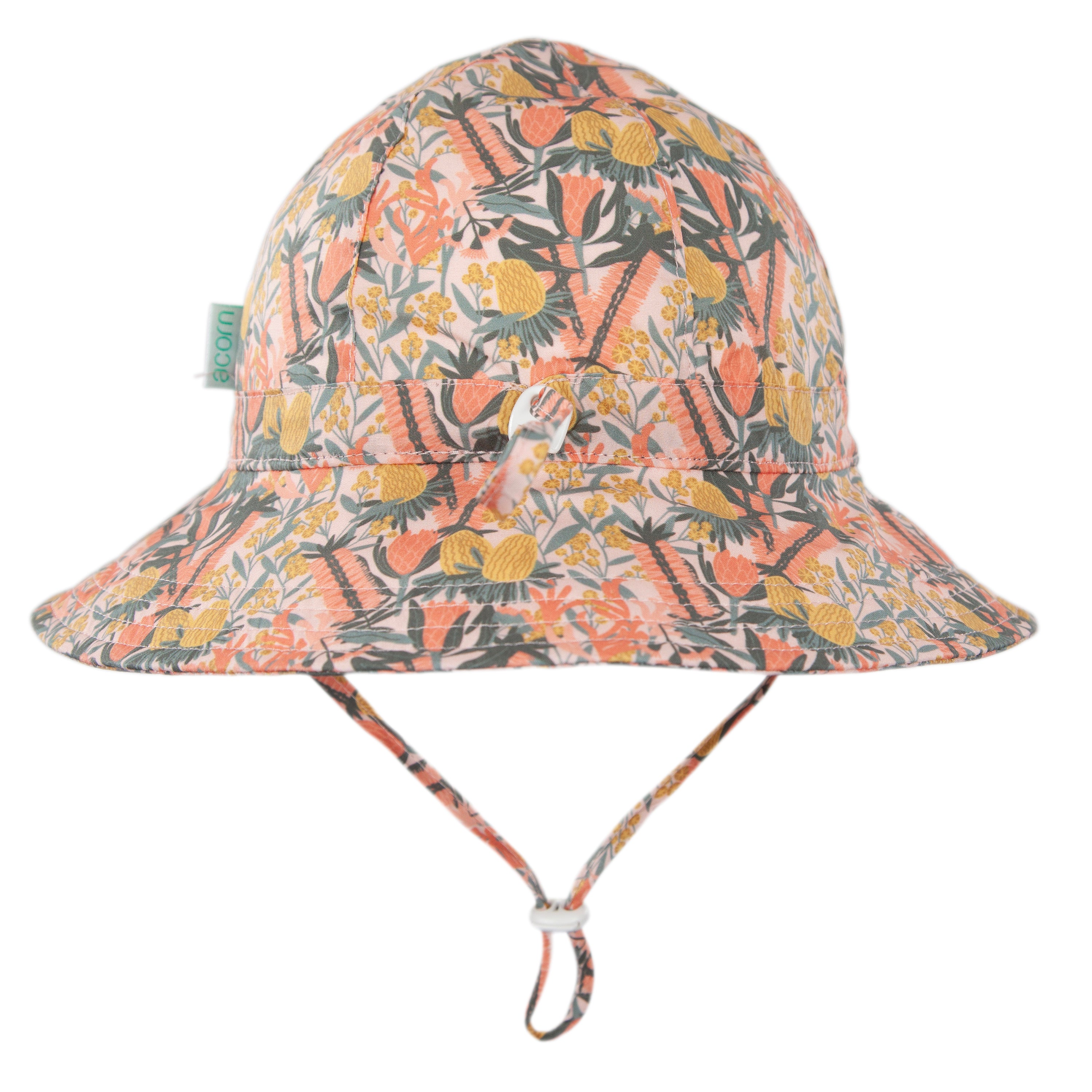 Acorn | Native Blooms Wide Brim Hat
