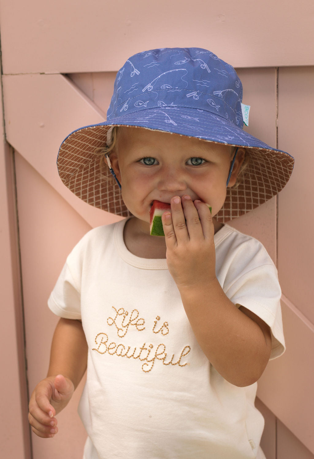 Acorn | Gone Fishing Wide Brim Bucket Hat